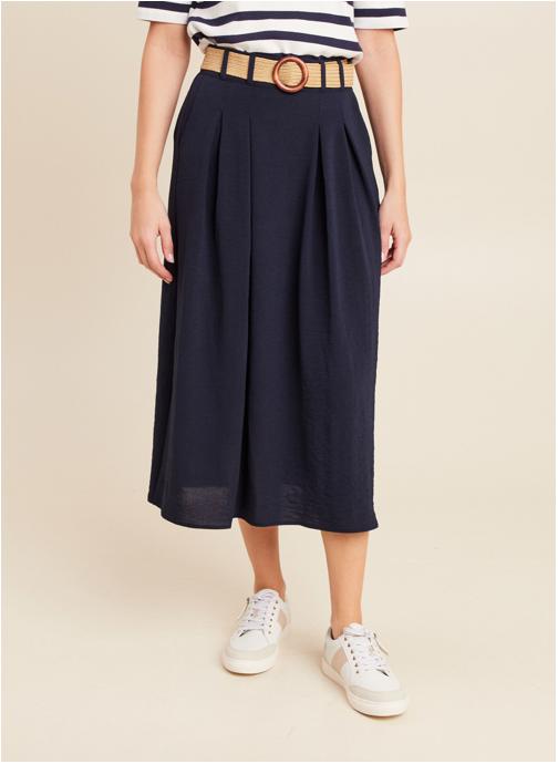 Bréal Jupes mi-longues JEMALDAM femme bleu