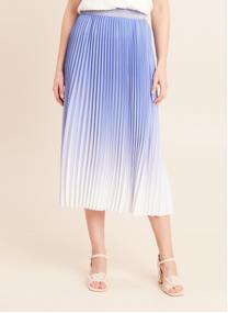 Jupes mi-longues JECELESTE femme bleu Bréal Jupes mi-longues JECELESTE femme bleu Bleu