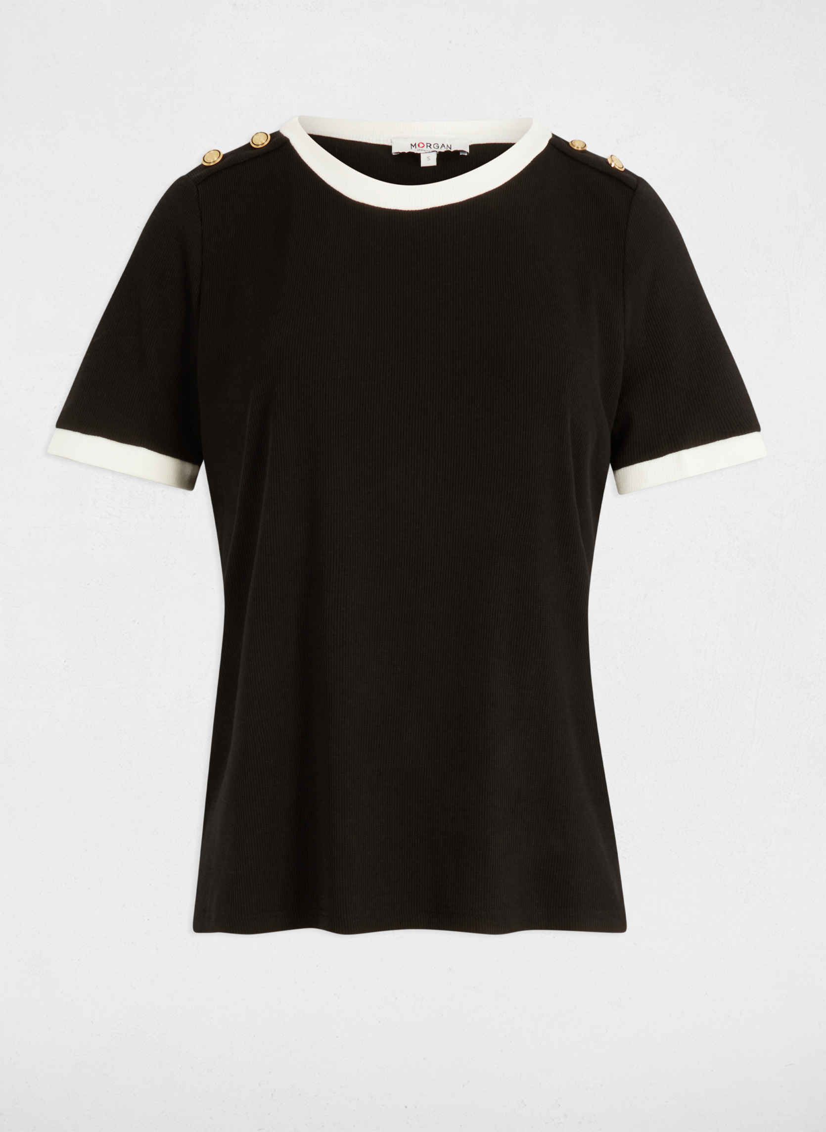Tee-shirts 251-DINOU femme noir Morgan Tee-shirts 251-DINOU femme noir Noir