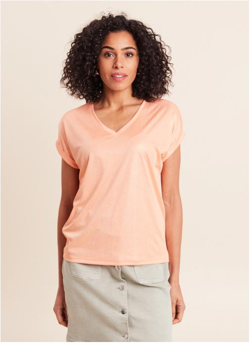 Bréal Tee-shirts TISHINYVER femme rose