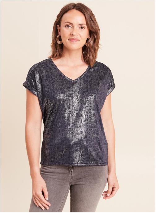Bréal Tee-shirts TISHINYVER femme bleu