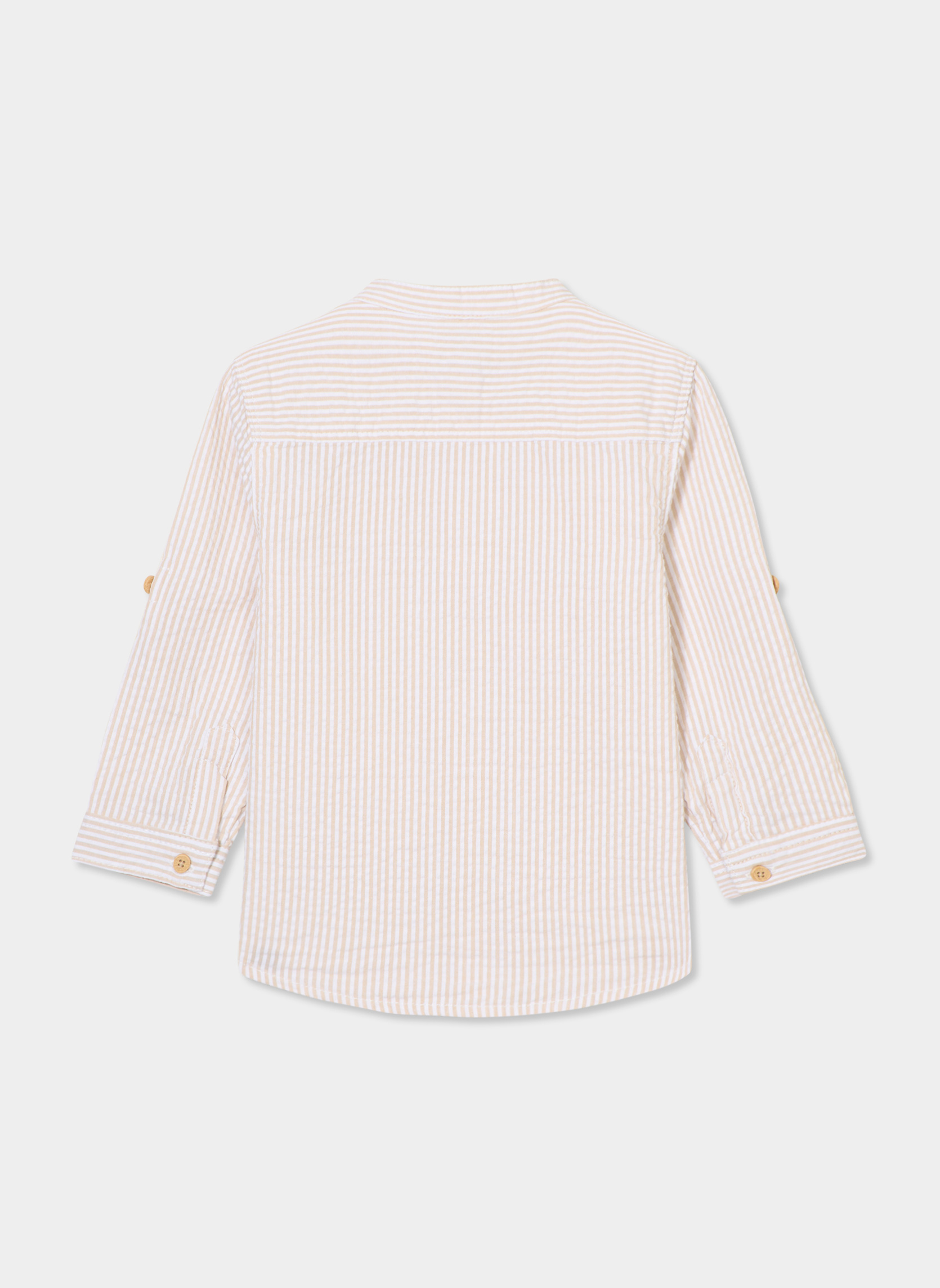 Chemises CREB1_CHEURTFIL_NEW garçon beige CREEKS Chemises CREB1_CHEURTFIL_NEW garçon beige Beige
