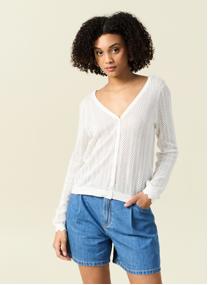 Pulls Pulls basiques - AJOUEMIF femme blanc Bonobo Pulls Pulls basiques - AJOUEMIF femme blanc Blanc