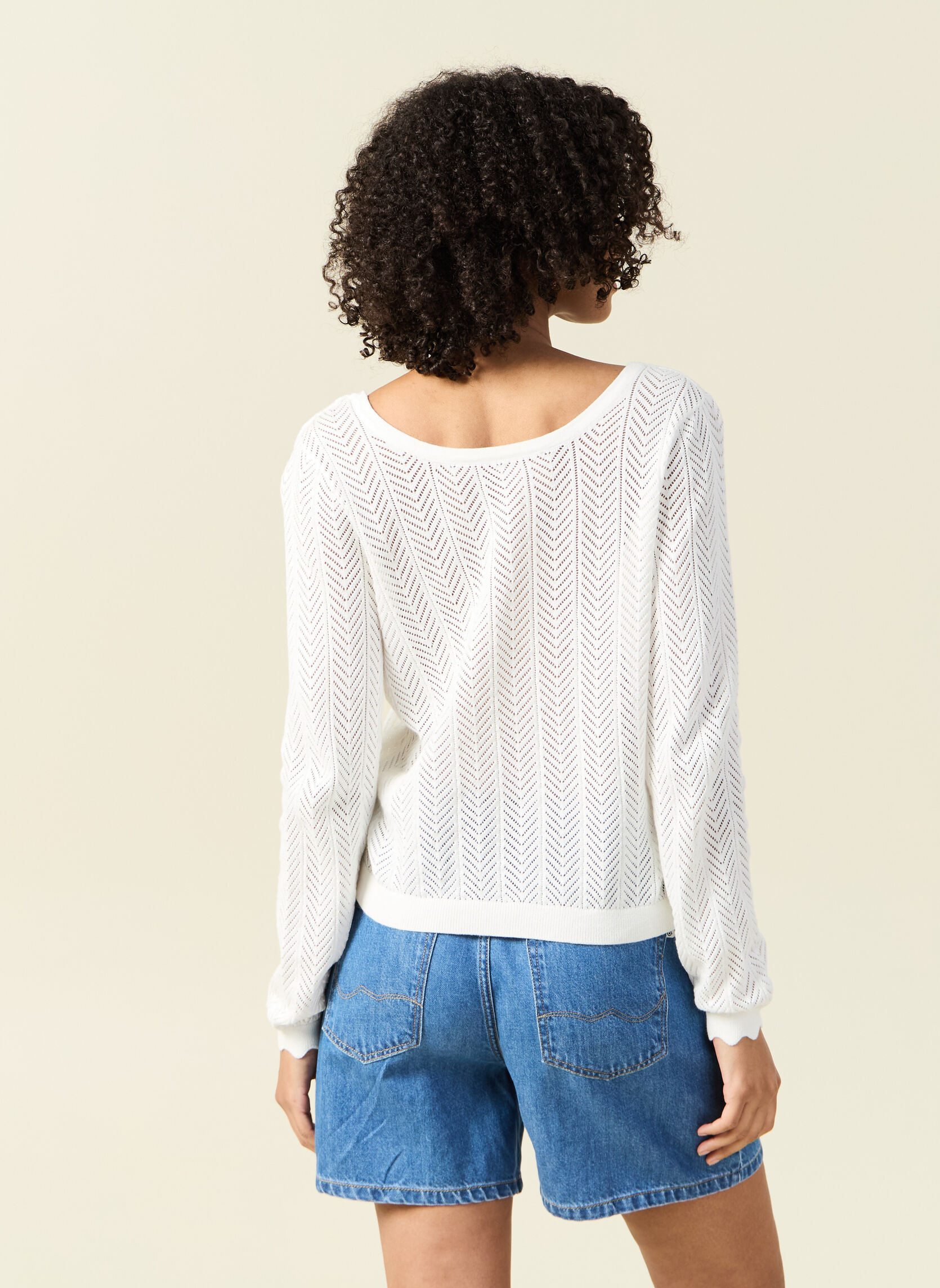 Pulls Pulls basiques - AJOUEMIF femme blanc Bonobo Pulls Pulls basiques - AJOUEMIF femme blanc Blanc