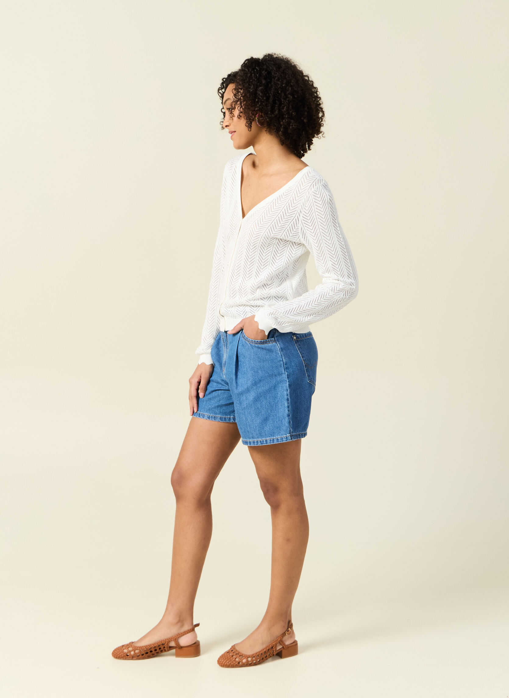 Pulls Pulls basiques - AJOUEMIF femme blanc Bonobo Pulls Pulls basiques - AJOUEMIF femme blanc Blanc