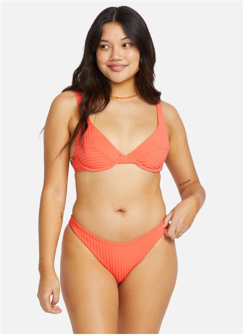 Billabong Hauts de maillot balconnet In The Loop Marina femme orange