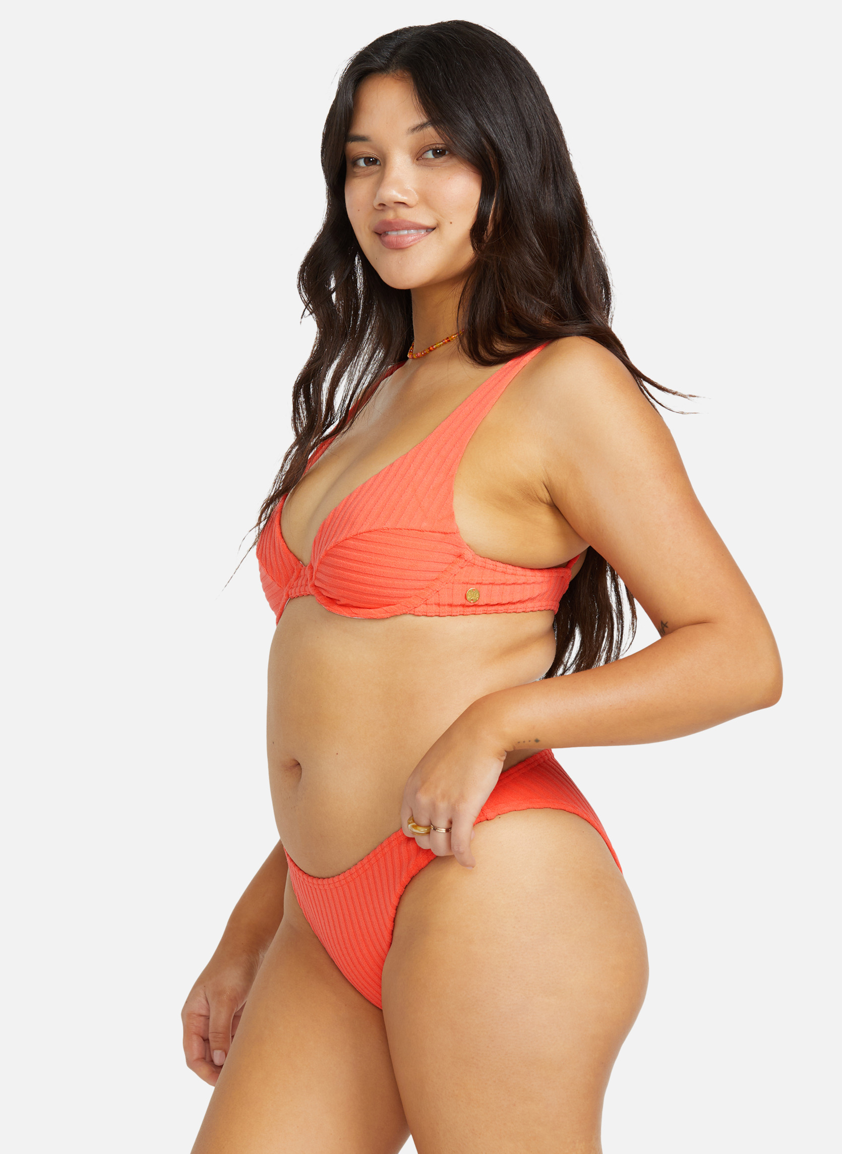 Hauts de maillot balconnet In The Loop Marina femme orange Billabong Hauts de maillot balconnet In The Loop Marina femme orange Orange