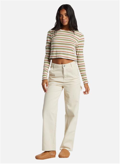 Billabong Jeans droit Collet femme blanc