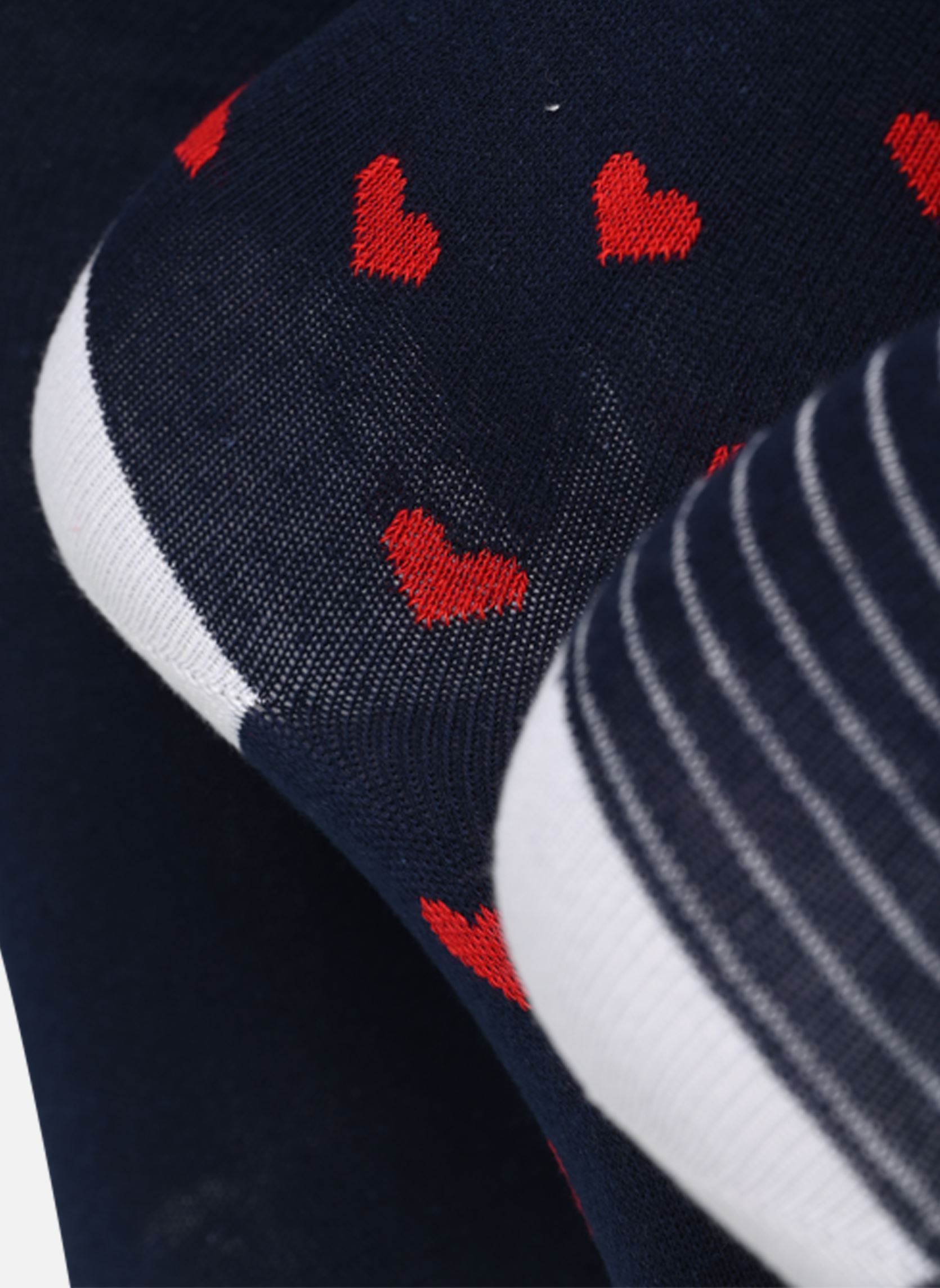 Chaussettes Lot de 3 paires chaussettes Femme cœur femme bleu Sarenza Wear Chaussettes Lot de 3 paires chaussettes Femme cœur femme bleu MARINE