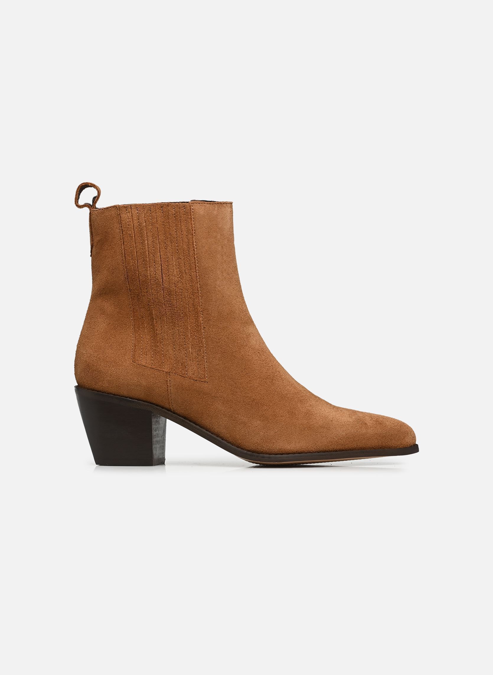 Bottines santiags Calysta femme marron Georgia Rose Bottines santiags Calysta femme marron COGNAC