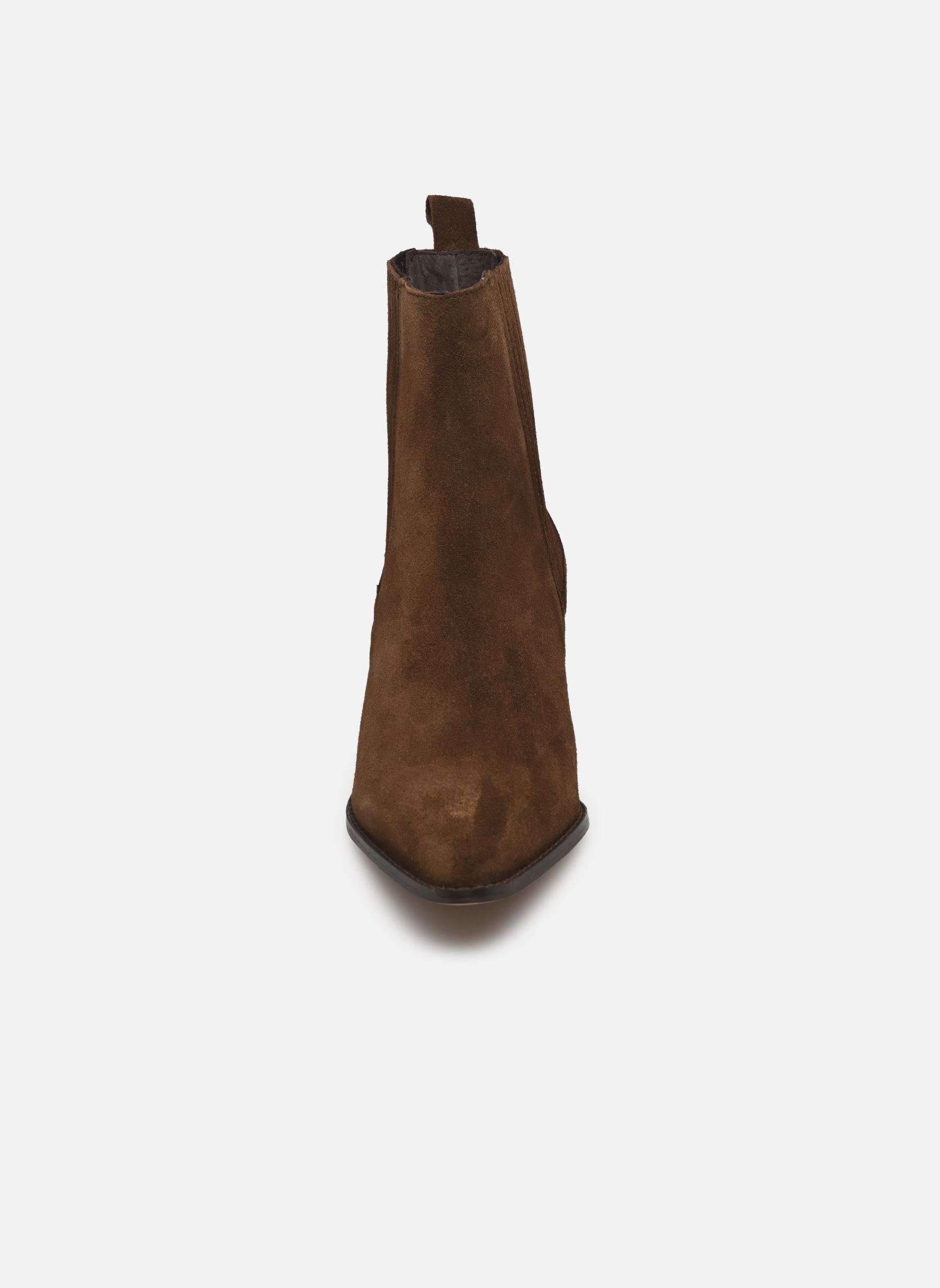 Bottines santiags Calysta femme marron Georgia Rose Bottines santiags Calysta femme marron Chocolat