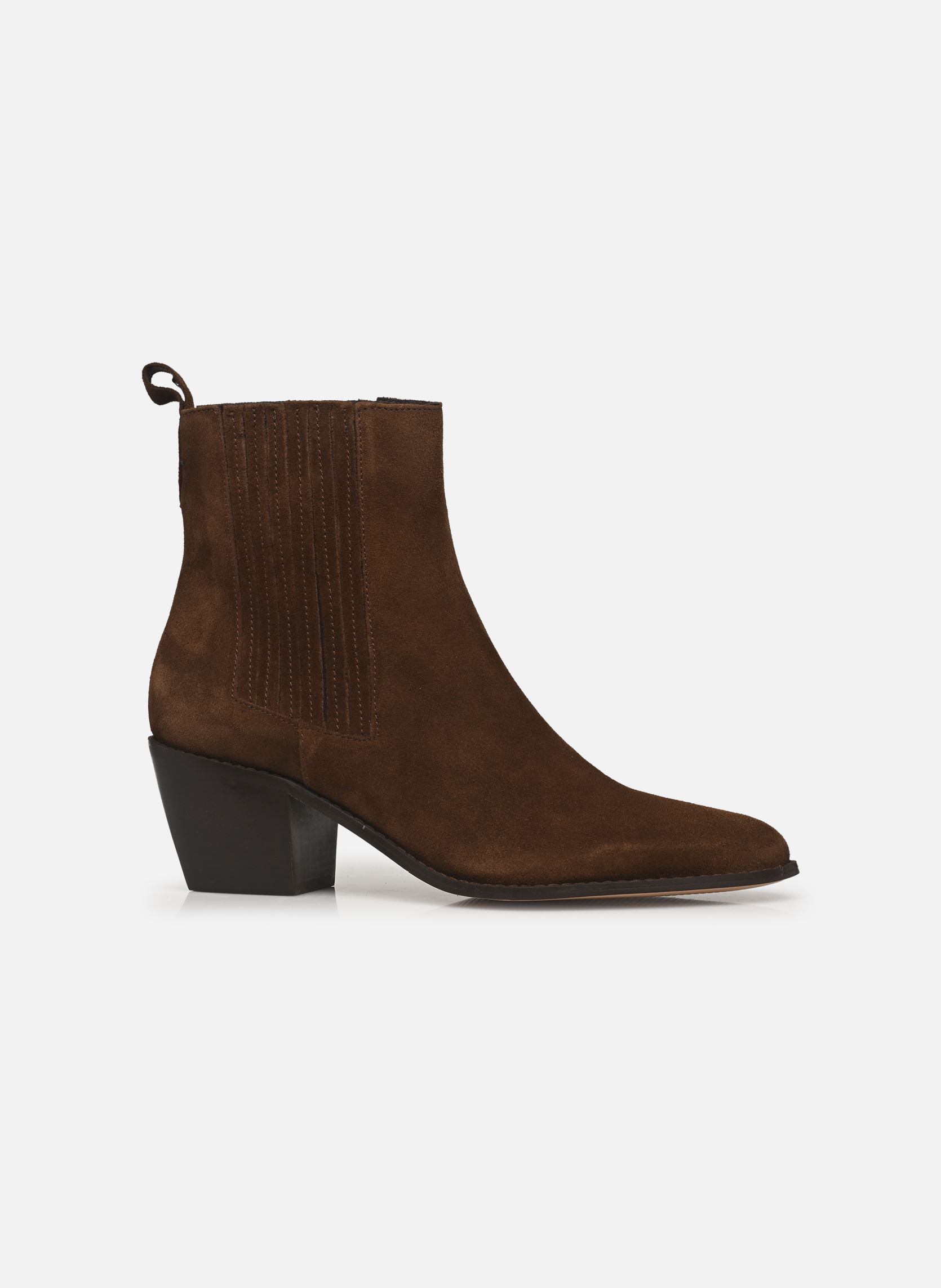 Bottines santiags Calysta femme marron Georgia Rose Bottines santiags Calysta femme marron Chocolat