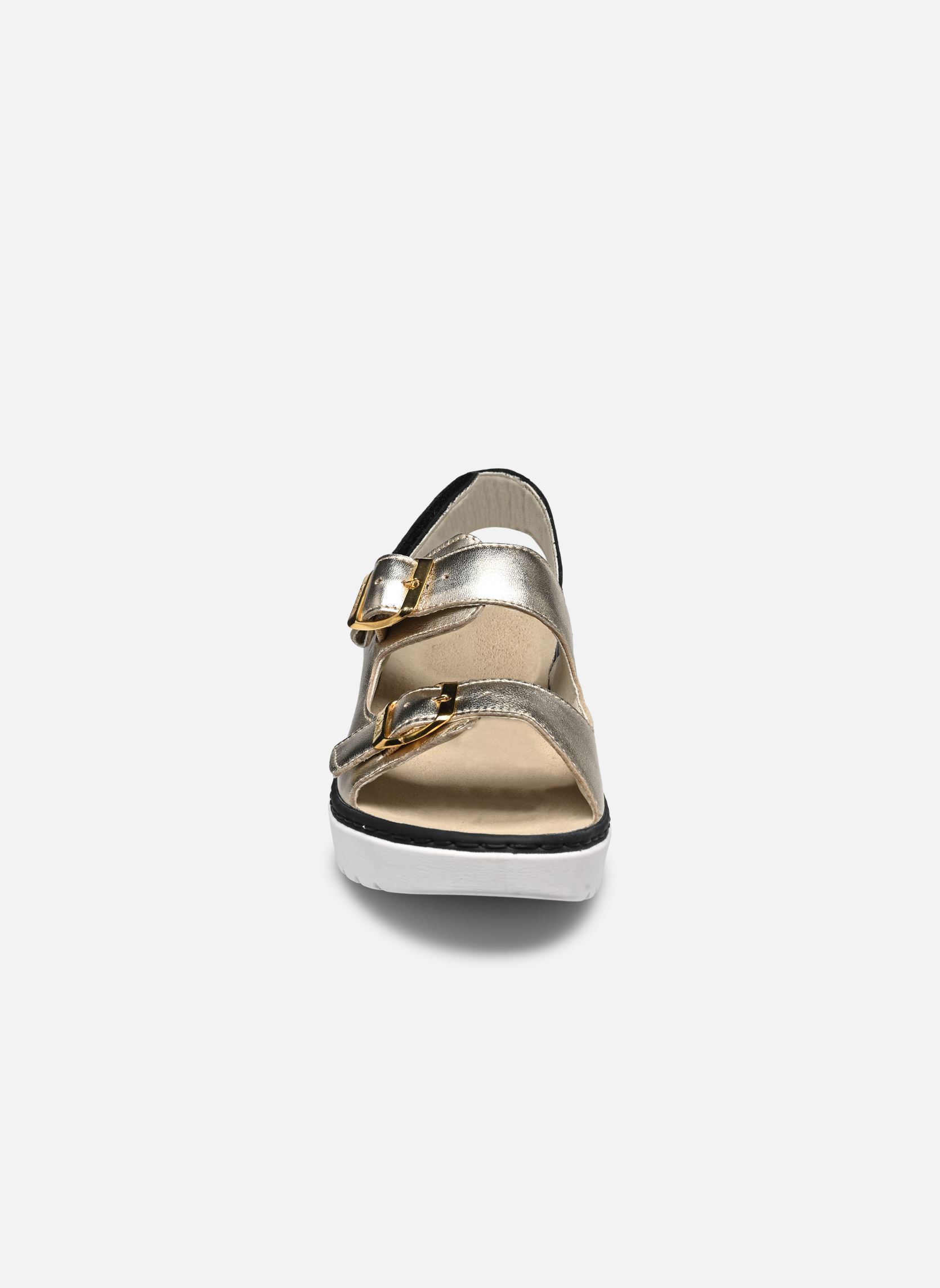 Sandales compensées et plateformes Camaiore Buckle B/S comfort femme or et bronze Scholl Sandales compensées et plateformes Camaiore Buckle B/S comfort femme or et bronze Platinum/Black