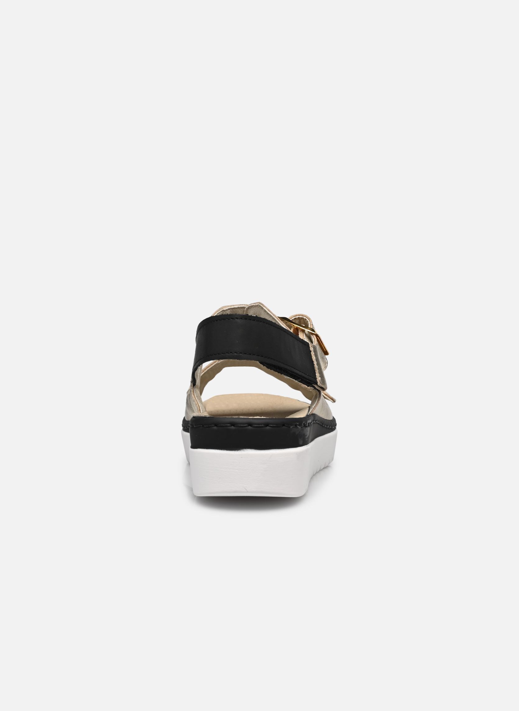 Sandales compensées et plateformes Camaiore Buckle B/S comfort femme or et bronze Scholl Sandales compensées et plateformes Camaiore Buckle B/S comfort femme or et bronze Platinum/Black