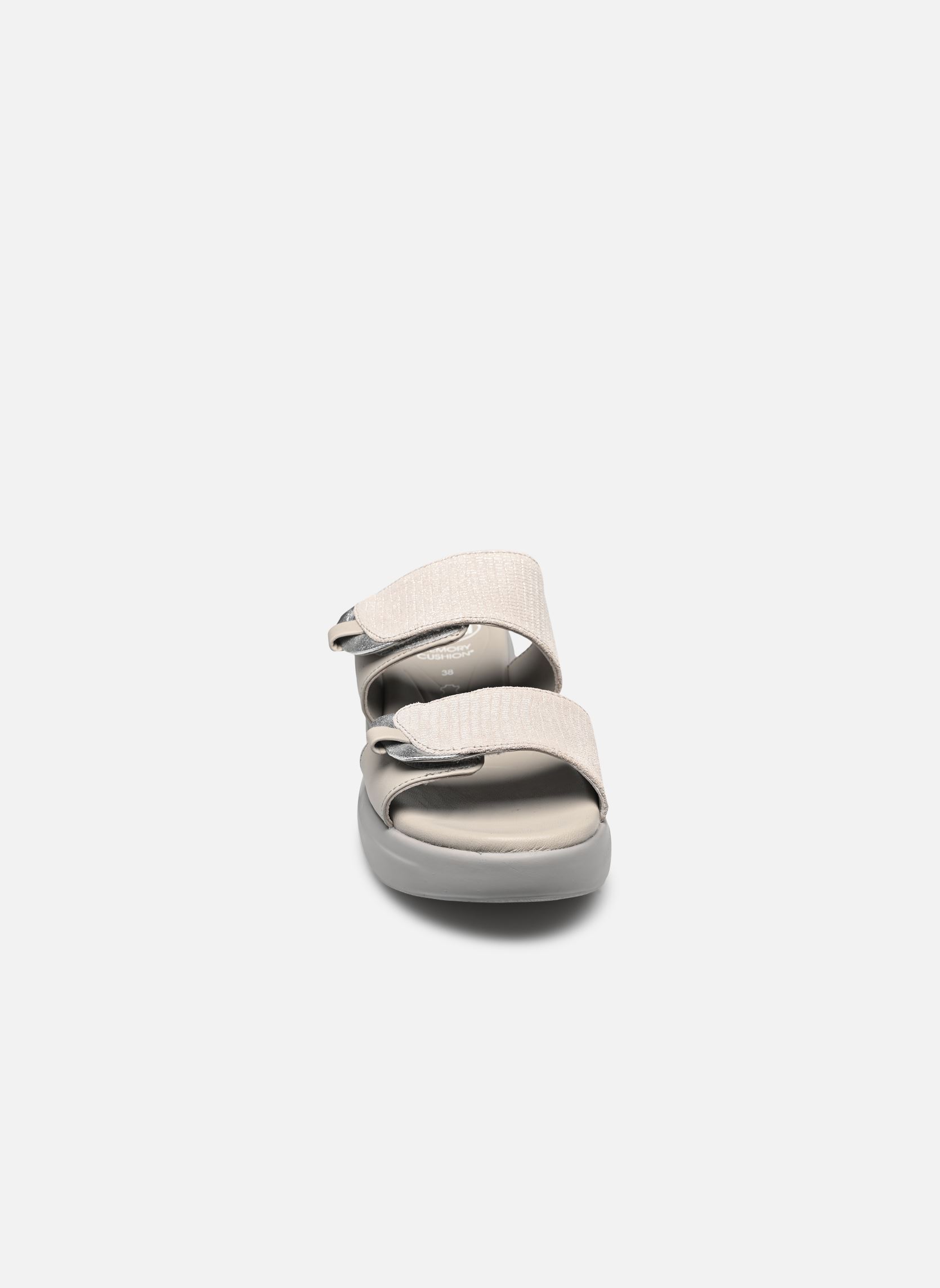Mules et sabots Aura 2 Straps comfort femme gris Scholl Mules et sabots Aura 2 Straps comfort femme gris Pearl grey