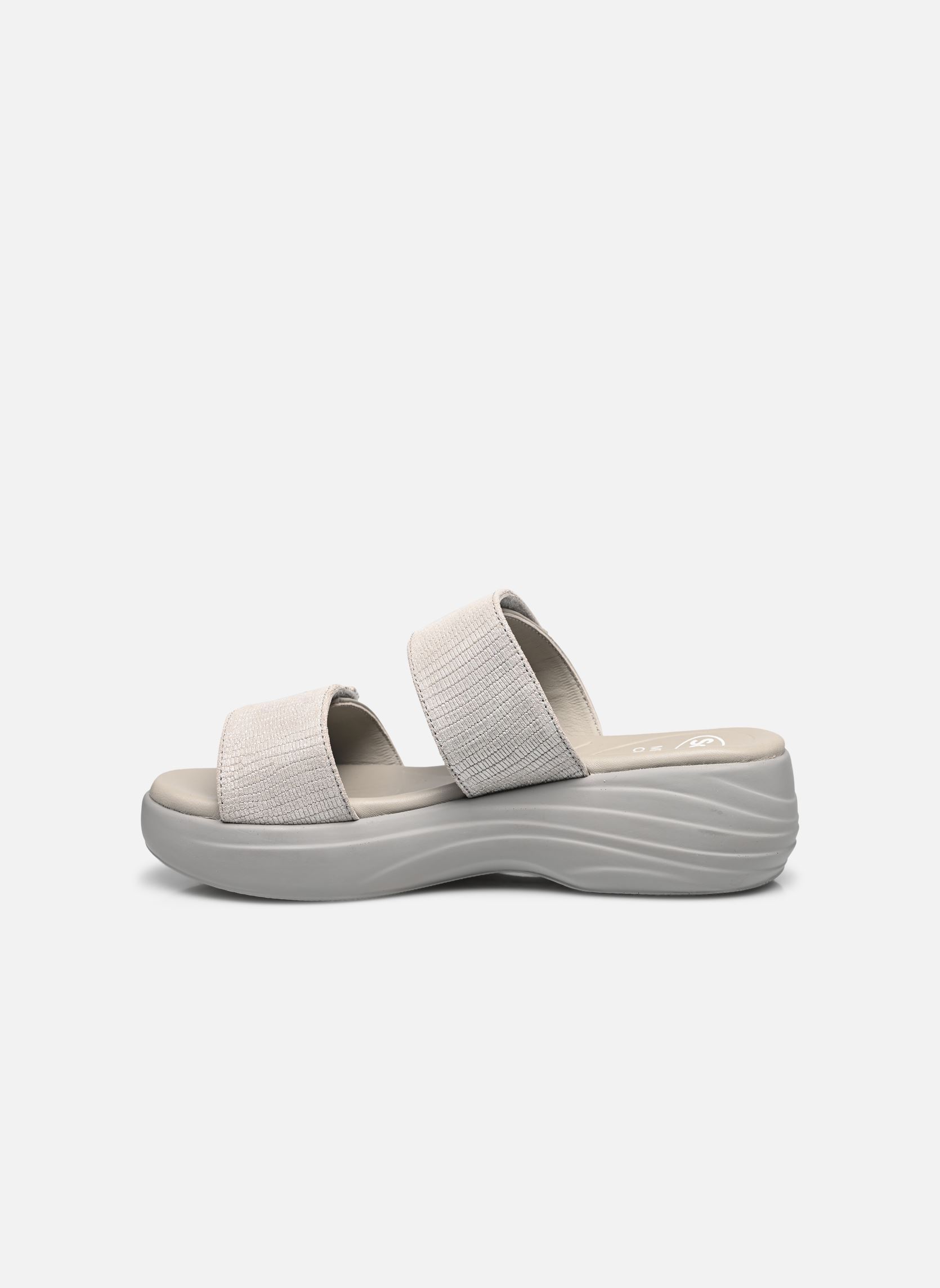Mules et sabots Aura 2 Straps comfort femme gris Scholl Mules et sabots Aura 2 Straps comfort femme gris Pearl grey