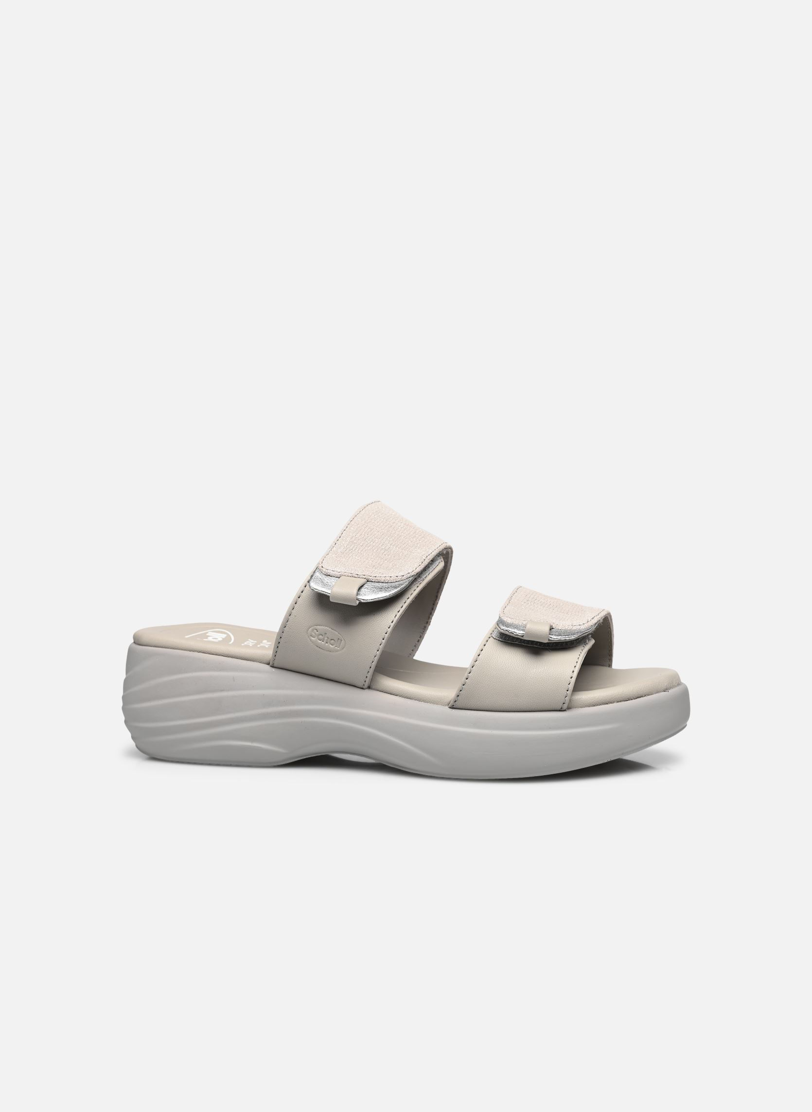 Mules et sabots Aura 2 Straps comfort femme gris Scholl Mules et sabots Aura 2 Straps comfort femme gris Pearl grey