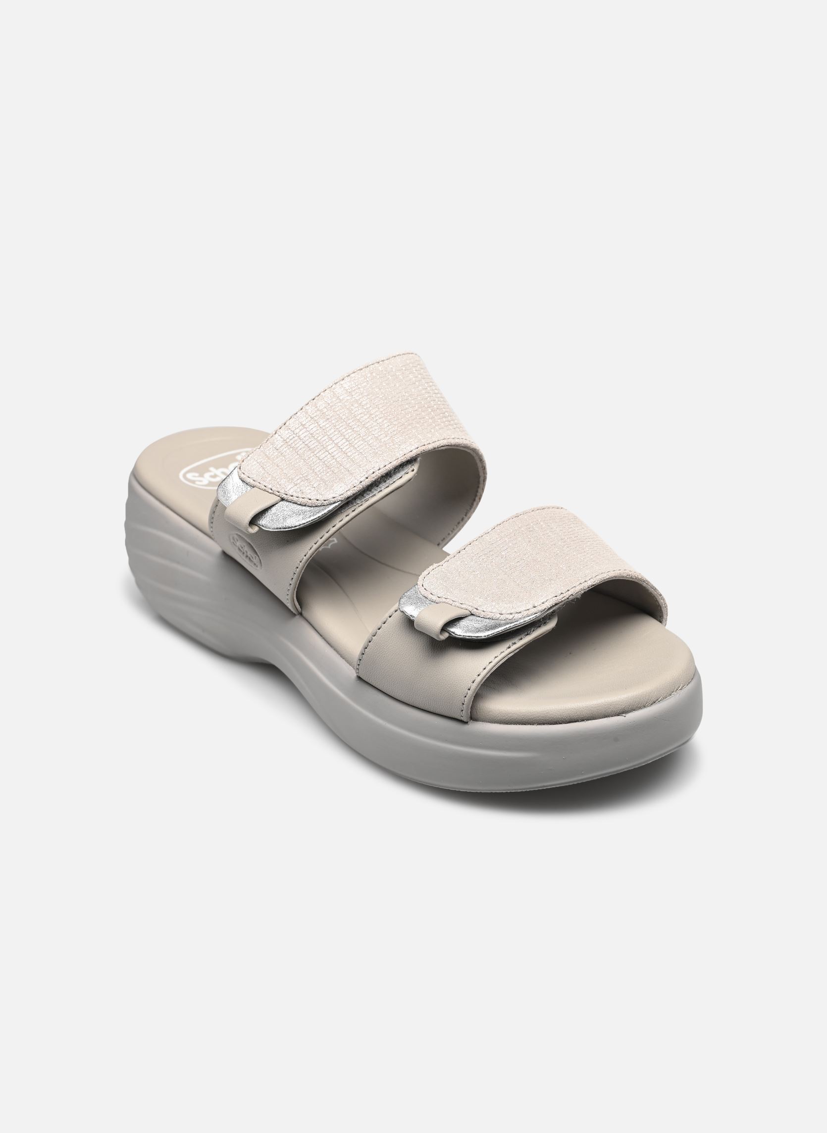 Mules et sabots Aura 2 Straps comfort femme gris Scholl Mules et sabots Aura 2 Straps comfort femme gris Pearl grey