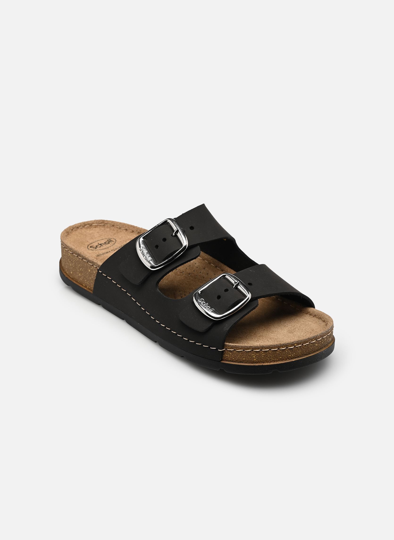 Mules et sabots Bora 2 Buckles Comfort femme noir Scholl Mules et sabots Bora 2 Buckles Comfort femme noir BLACK