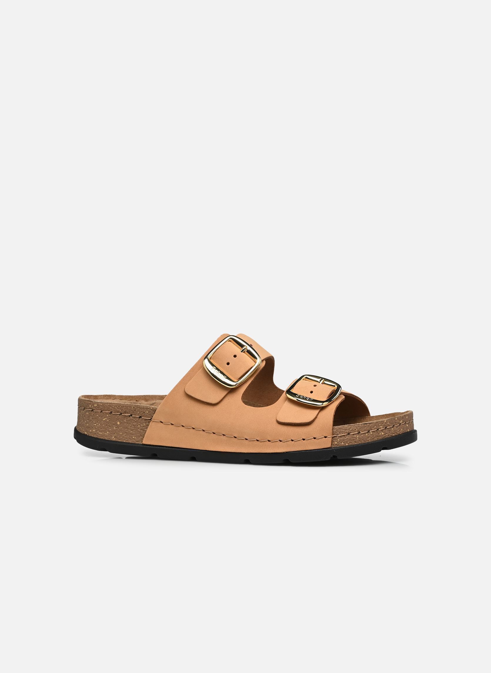 Pantoletten und Clogs Bora 2 Buckles Comfort damen beige Scholl Pantoletten und Clogs Bora 2 Buckles Comfort damen beige COGNAC