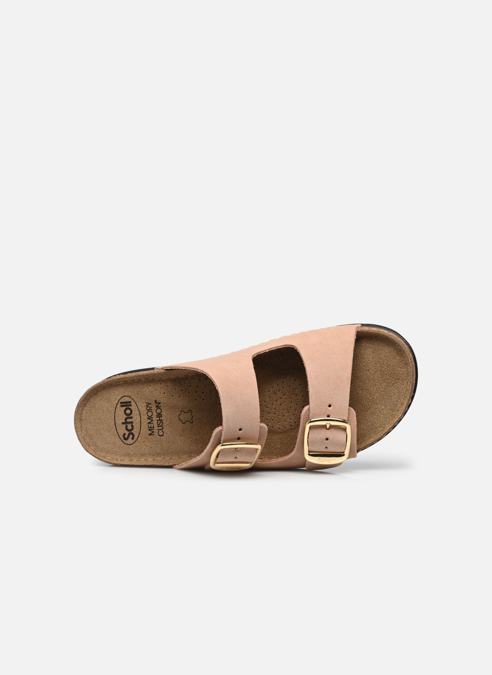 Pantoletten und Clogs Bora 2 Buckles Comfort damen beige Scholl Pantoletten und Clogs Bora 2 Buckles Comfort damen beige NUDE
