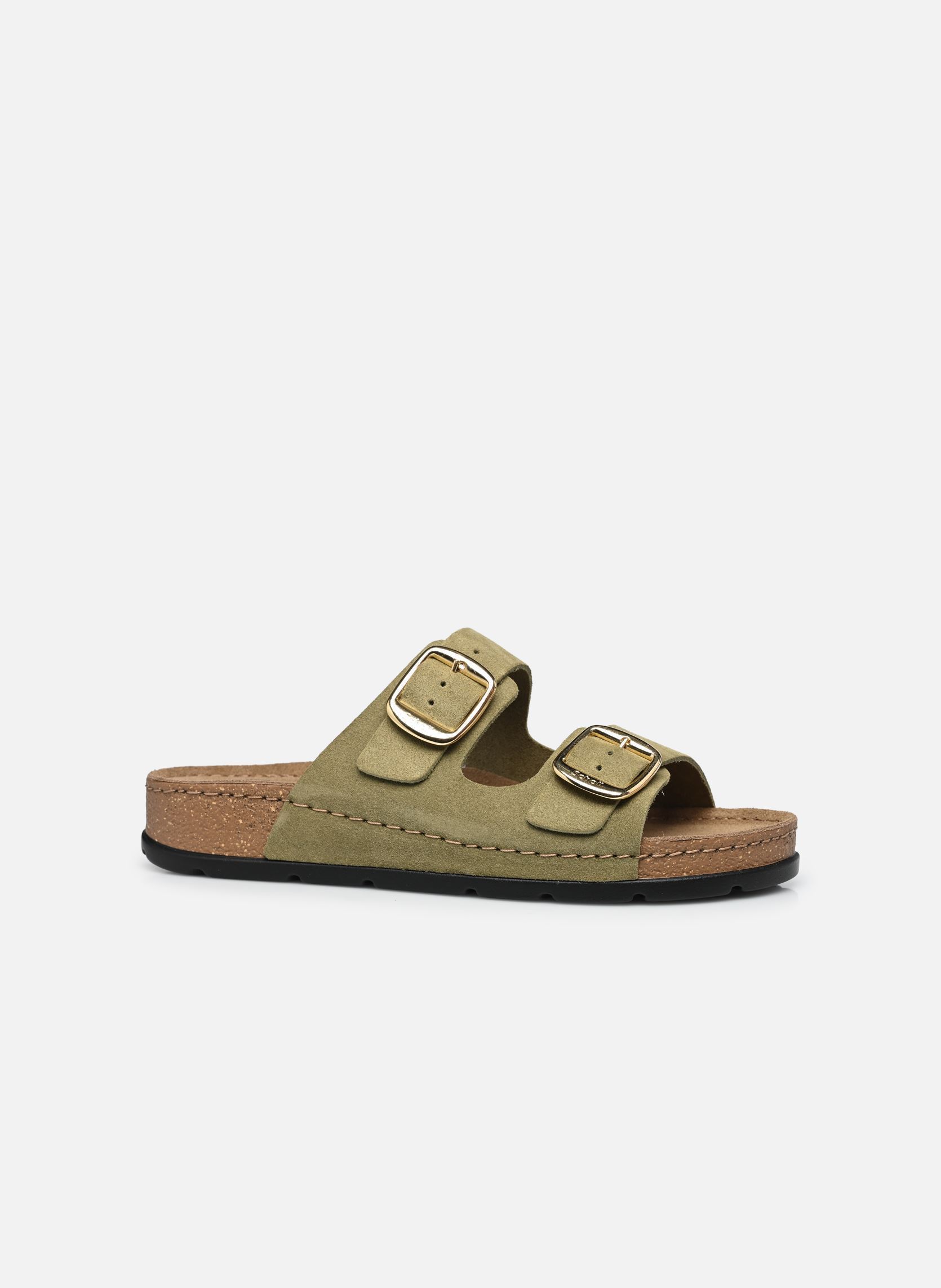 Zuecos y mules Bora 2 Buckles Comfort mujer verde Scholl Zuecos y mules Bora 2 Buckles Comfort mujer verde OLIVE