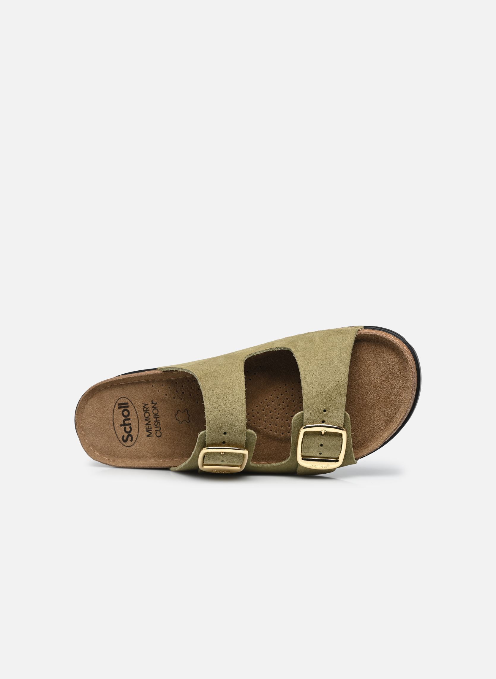 Zuecos y mules Bora 2 Buckles Comfort mujer verde Scholl Zuecos y mules Bora 2 Buckles Comfort mujer verde OLIVE