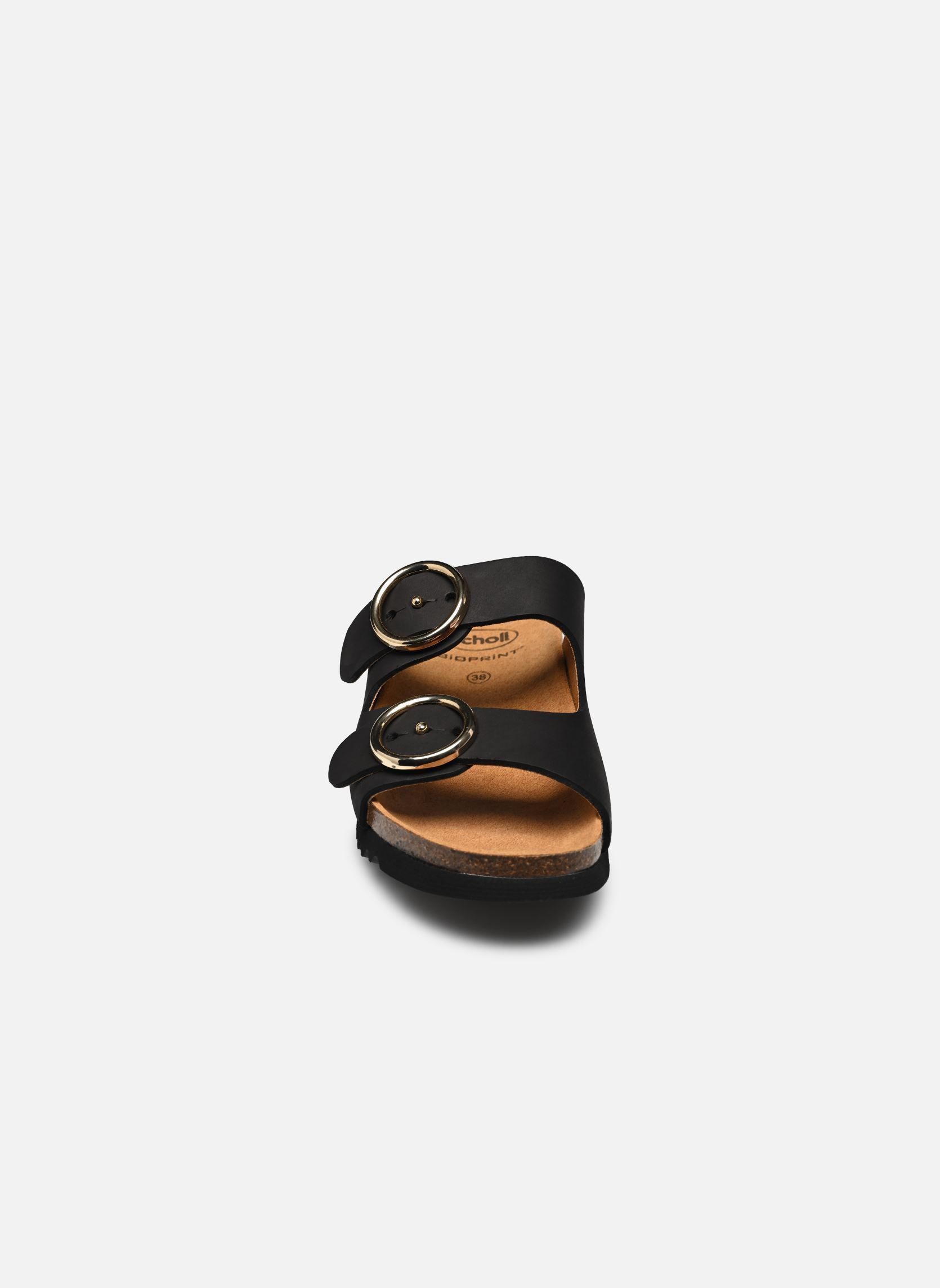 Muilen en klompen Malibu' 2 Straps comfort dames zwart Scholl Muilen en klompen Malibu' 2 Straps comfort dames zwart Black