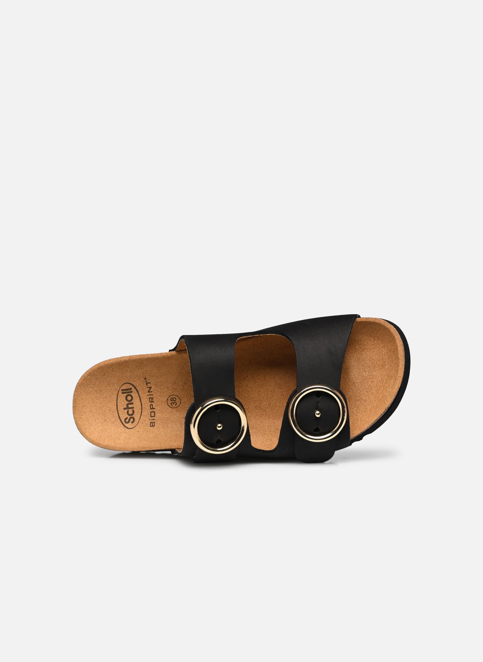 Muilen en klompen Malibu' 2 Straps comfort dames zwart Scholl Muilen en klompen Malibu' 2 Straps comfort dames zwart Black