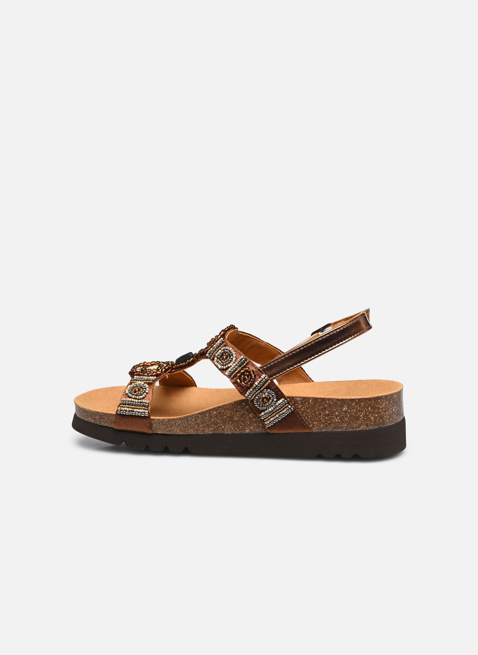 Sandalen met sleehak en plateau Bogota' Sandal comfort dames bruin Scholl Sandalen met sleehak en plateau Bogota' Sandal comfort dames bruin BROWN
