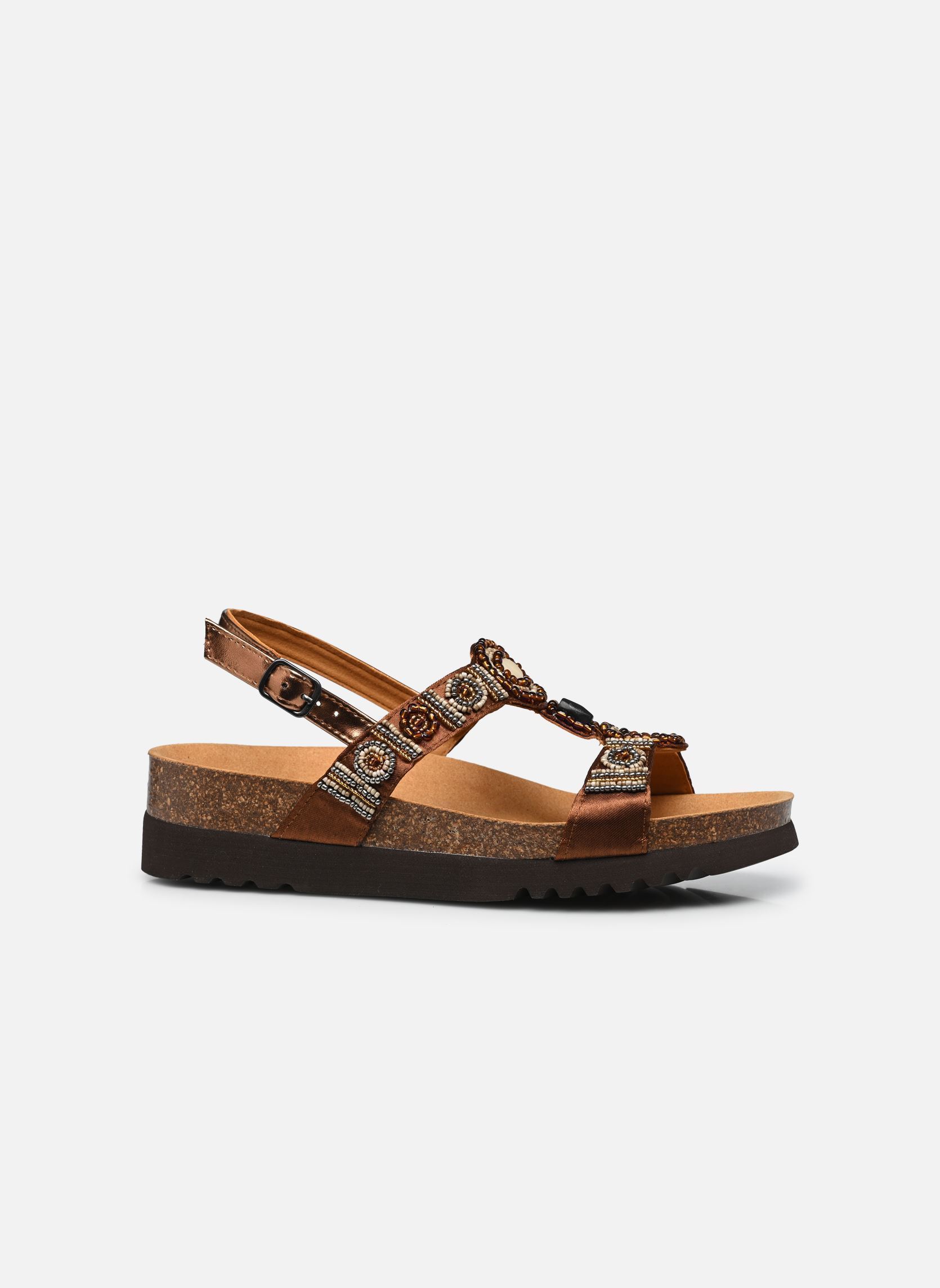 Sandalen met sleehak en plateau Bogota' Sandal comfort dames bruin Scholl Sandalen met sleehak en plateau Bogota' Sandal comfort dames bruin BROWN