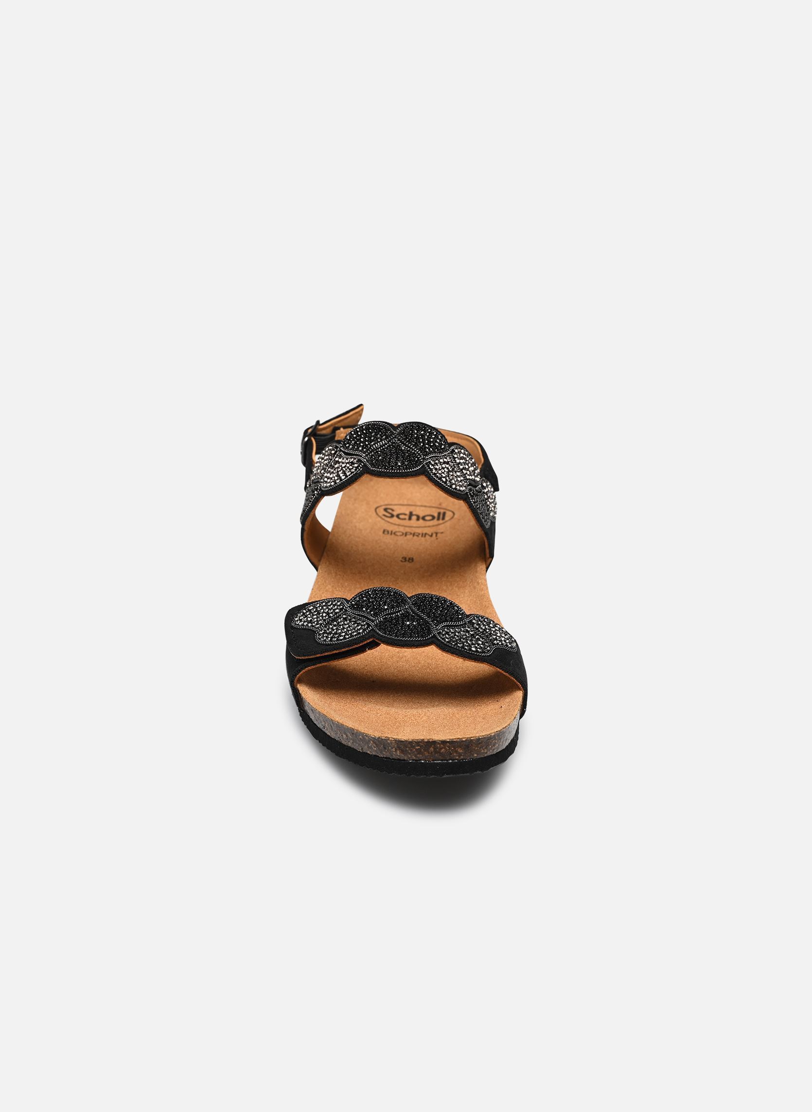 Sandalias y plataformas de cuña Abu Dhabi Sandal comfort mujer negro Scholl Sandalias y plataformas de cuña Abu Dhabi Sandal comfort mujer negro Black