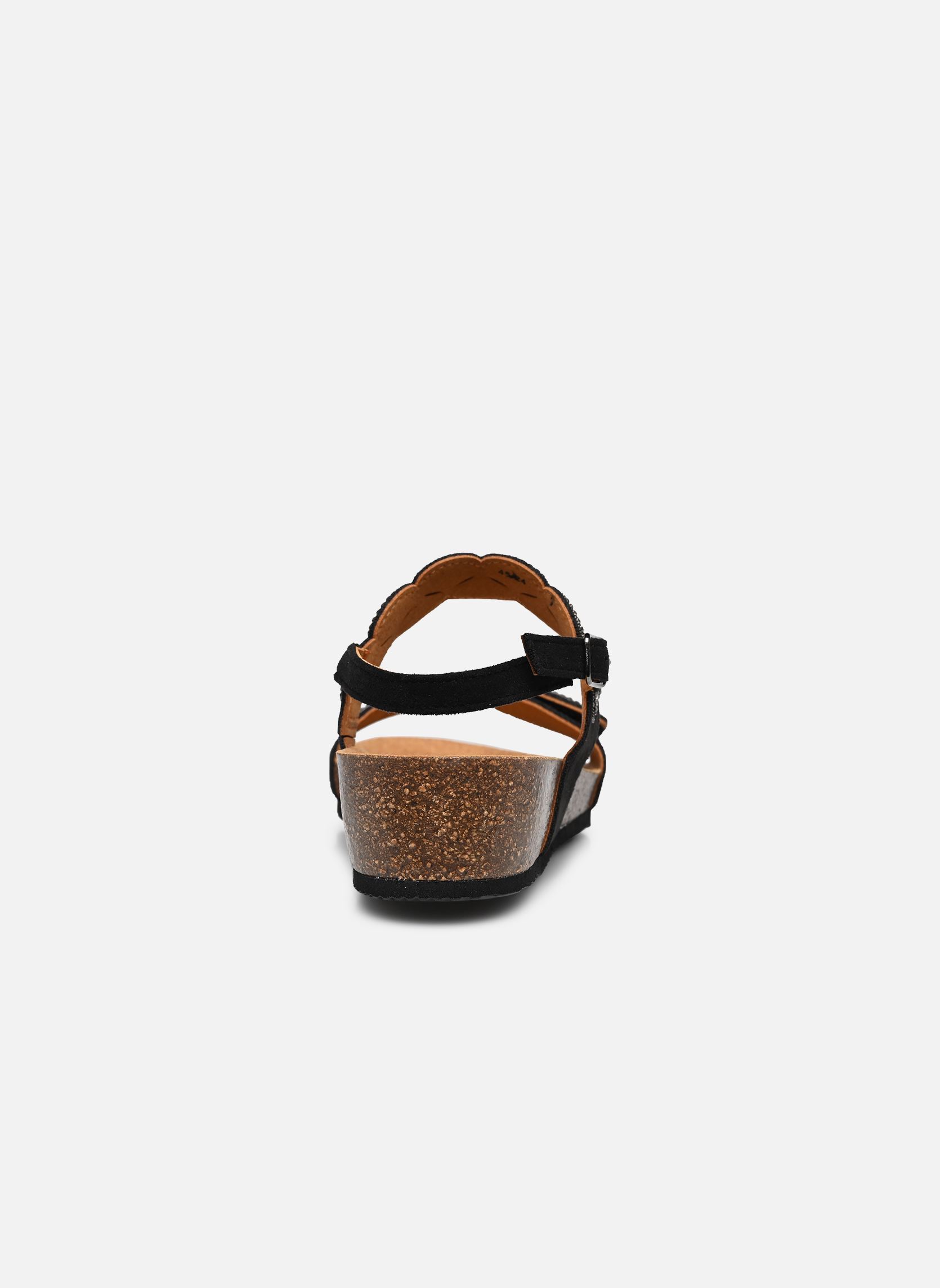 Sandalias y plataformas de cuña Abu Dhabi Sandal comfort mujer negro Scholl Sandalias y plataformas de cuña Abu Dhabi Sandal comfort mujer negro Black