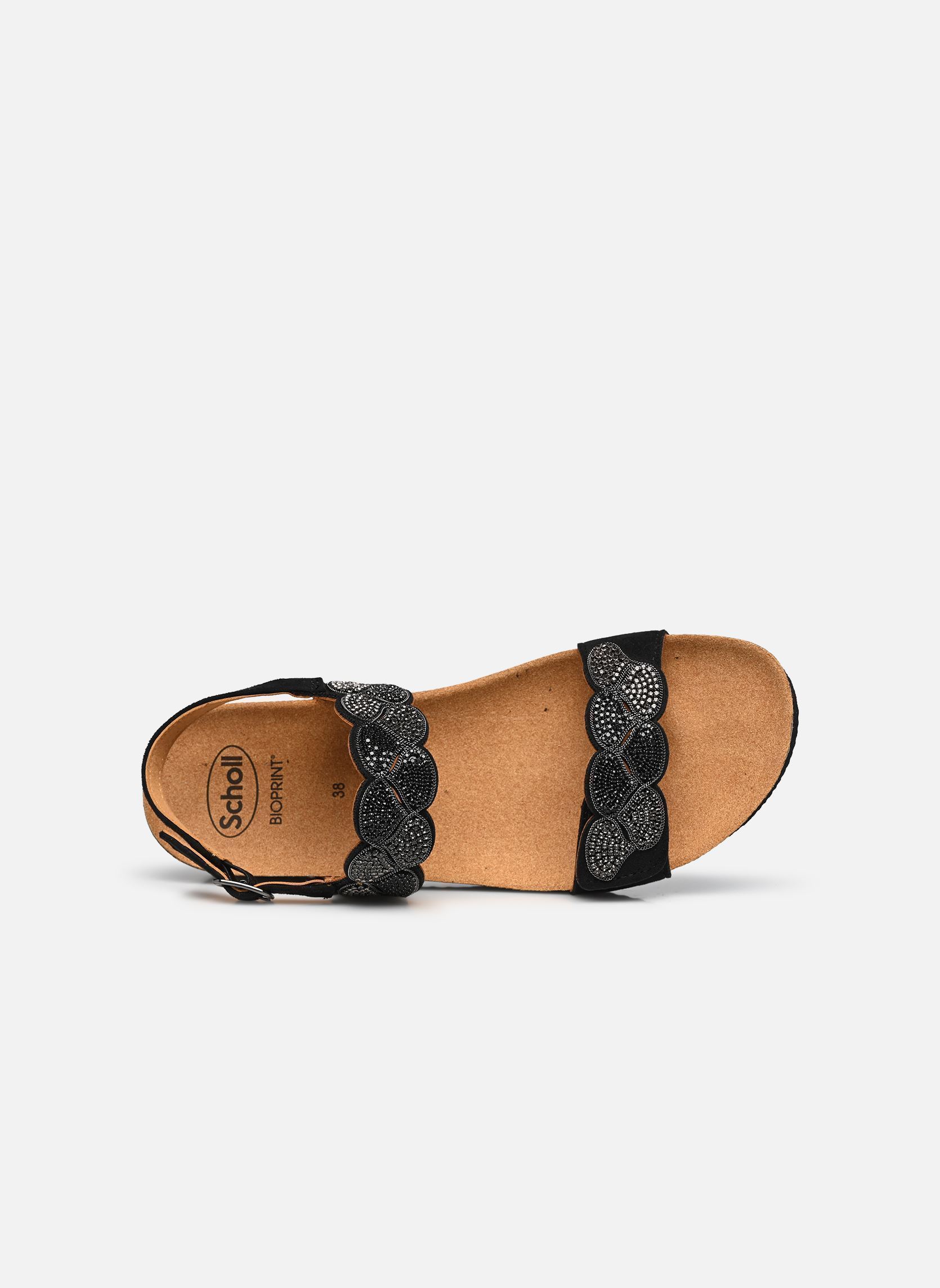 Sandalias y plataformas de cuña Abu Dhabi Sandal comfort mujer negro Scholl Sandalias y plataformas de cuña Abu Dhabi Sandal comfort mujer negro Black