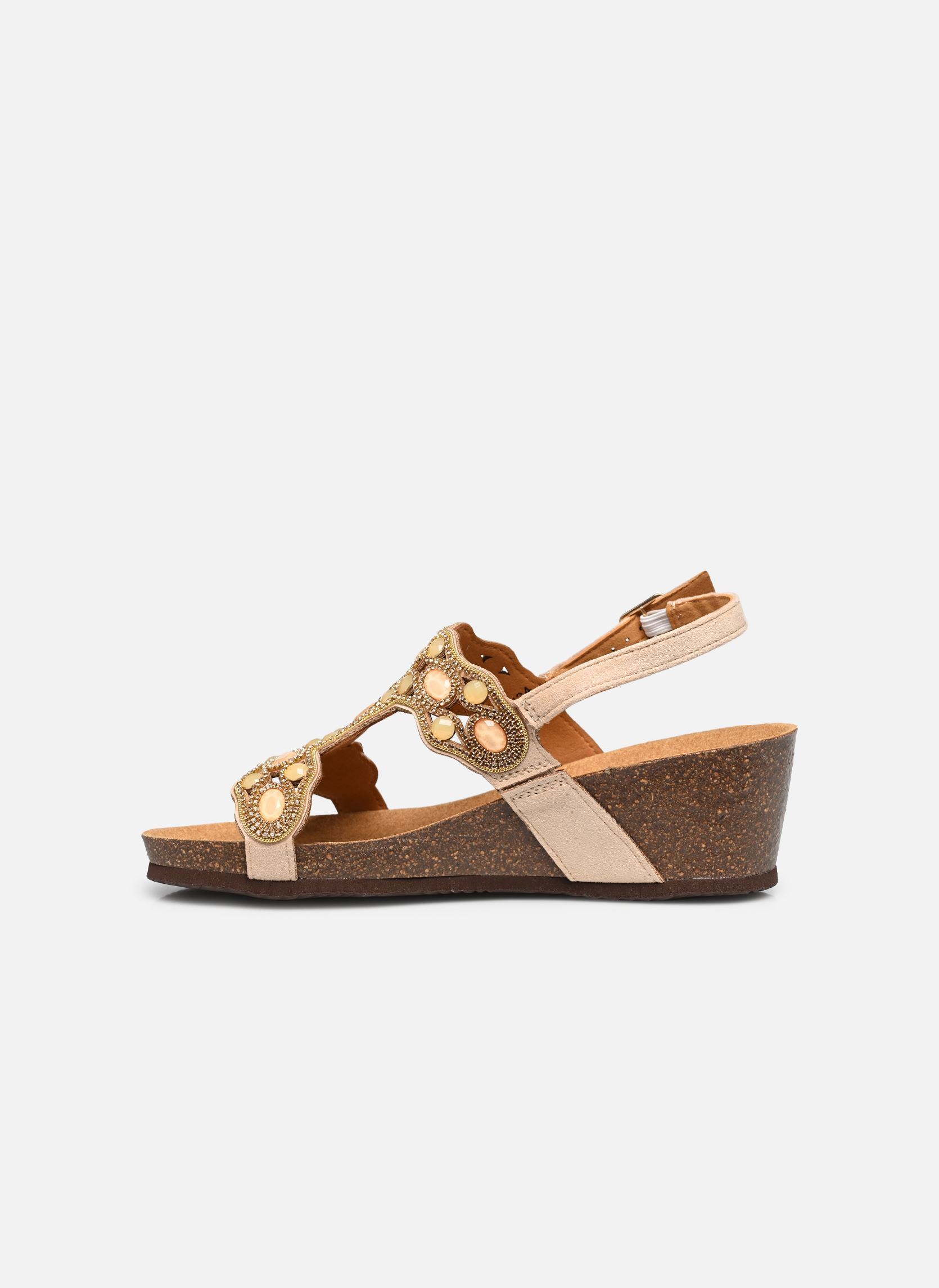 Sandales compensées et plateformes Lerici T-Bar Sandal comfort femme beige Scholl Sandales compensées et plateformes Lerici T-Bar Sandal comfort femme beige Beige