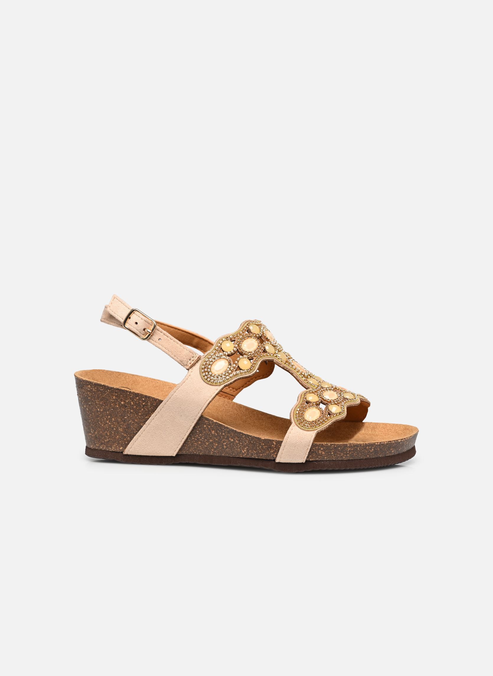 Sandales compensées et plateformes Lerici T-Bar Sandal comfort femme beige Scholl Sandales compensées et plateformes Lerici T-Bar Sandal comfort femme beige Beige