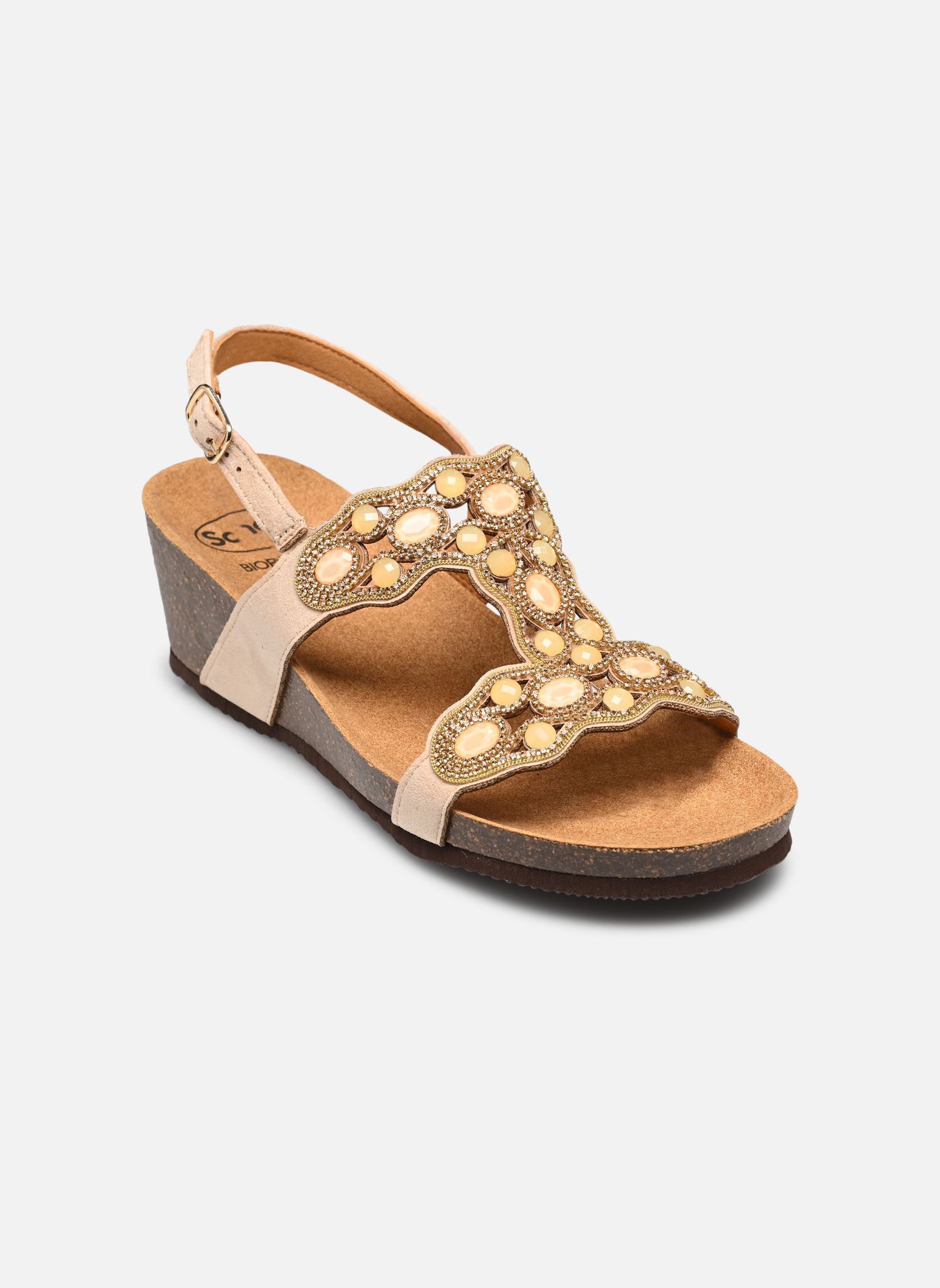 Sandales compensées et plateformes Lerici T-Bar Sandal comfort femme beige Scholl Sandales compensées et plateformes Lerici T-Bar Sandal comfort femme beige Beige