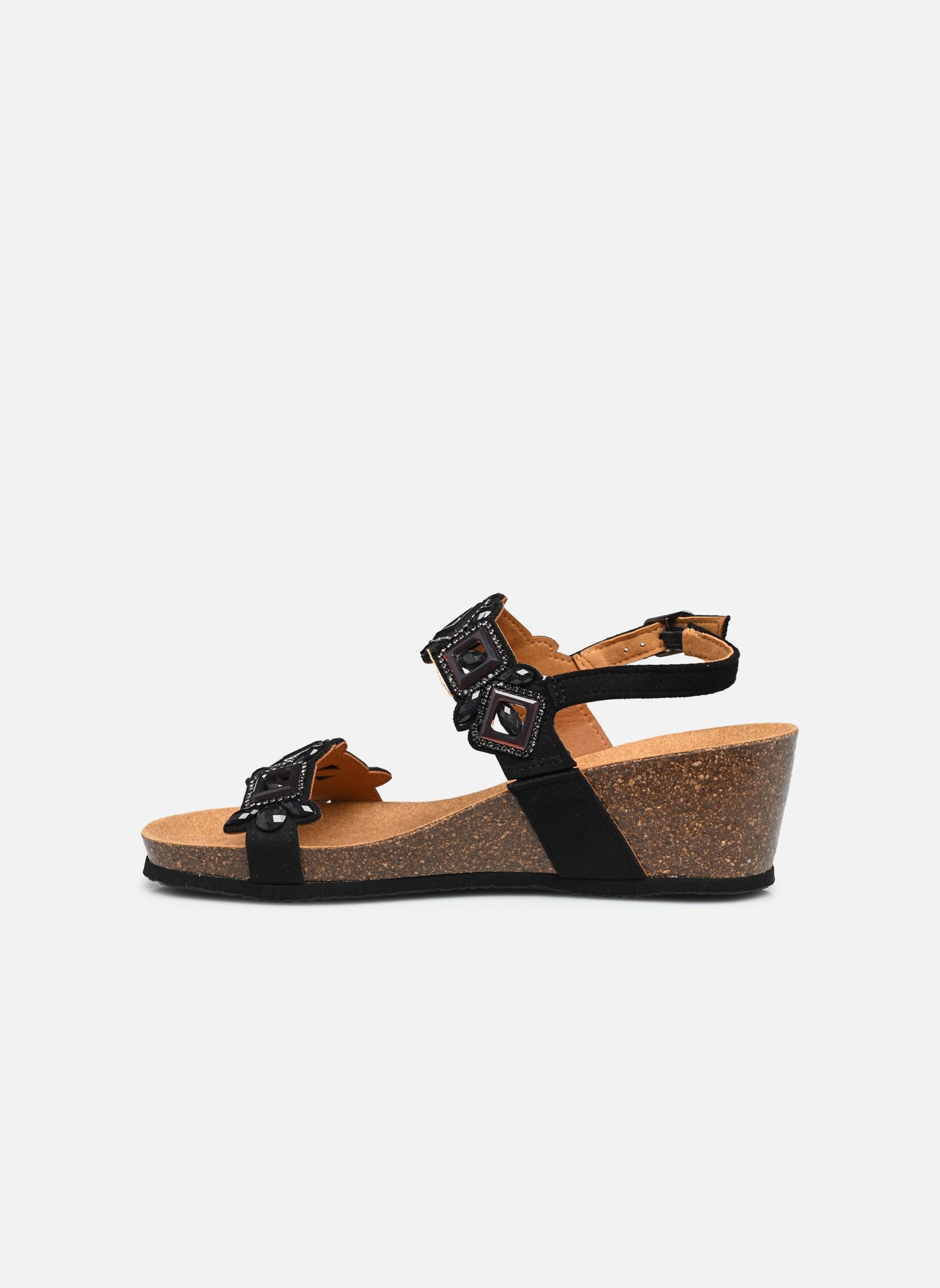 Sandales compensées et plateformes Sanremo Sandal comfort femme noir Scholl Sandales compensées et plateformes Sanremo Sandal comfort femme noir Black
