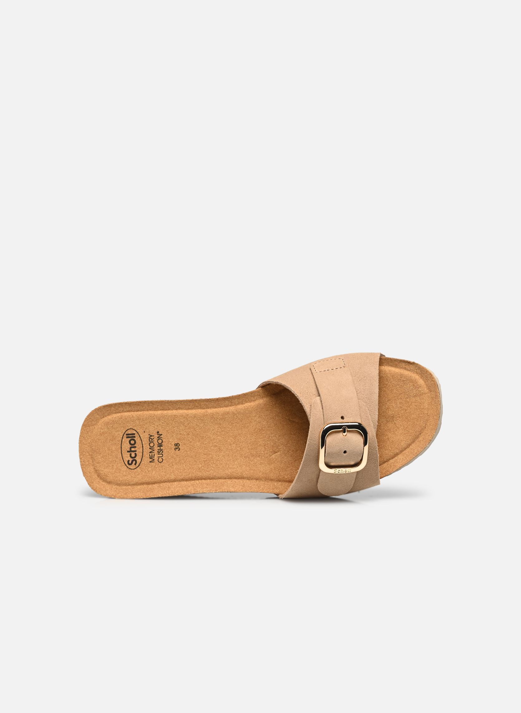 Muilen en klompen Rapallo Buckle comfort dames beige Scholl Muilen en klompen Rapallo Buckle comfort dames beige Beige