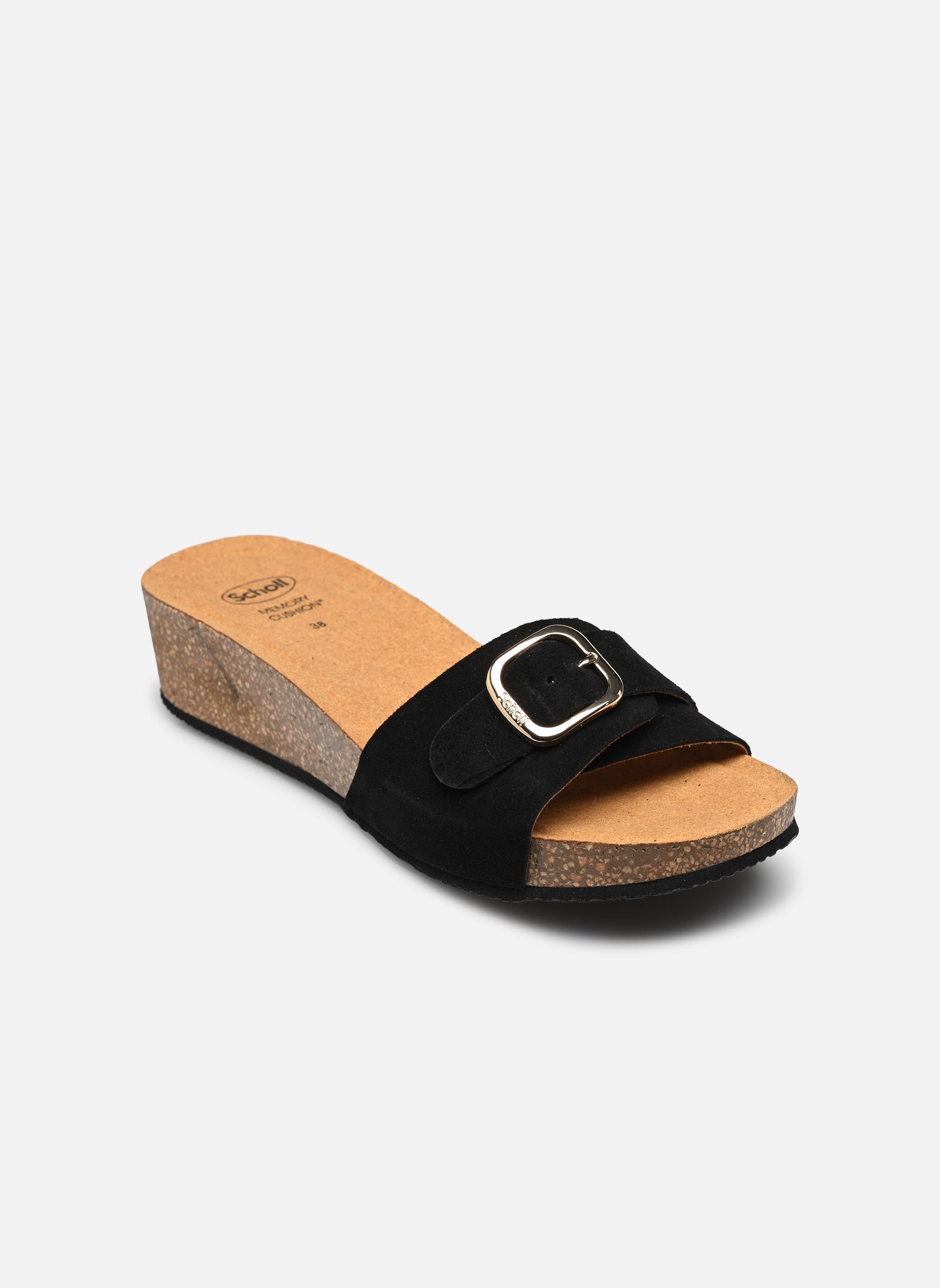 Mules et sabots Rapallo Buckle comfort femme noir Scholl Mules et sabots Rapallo Buckle comfort femme noir Black