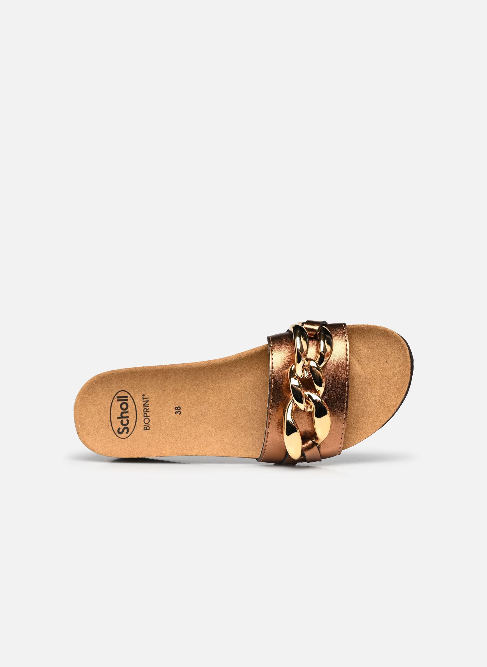Muilen en klompen Ravello comfort dames goud en brons Scholl Muilen en klompen Ravello comfort dames goud en brons Bronze