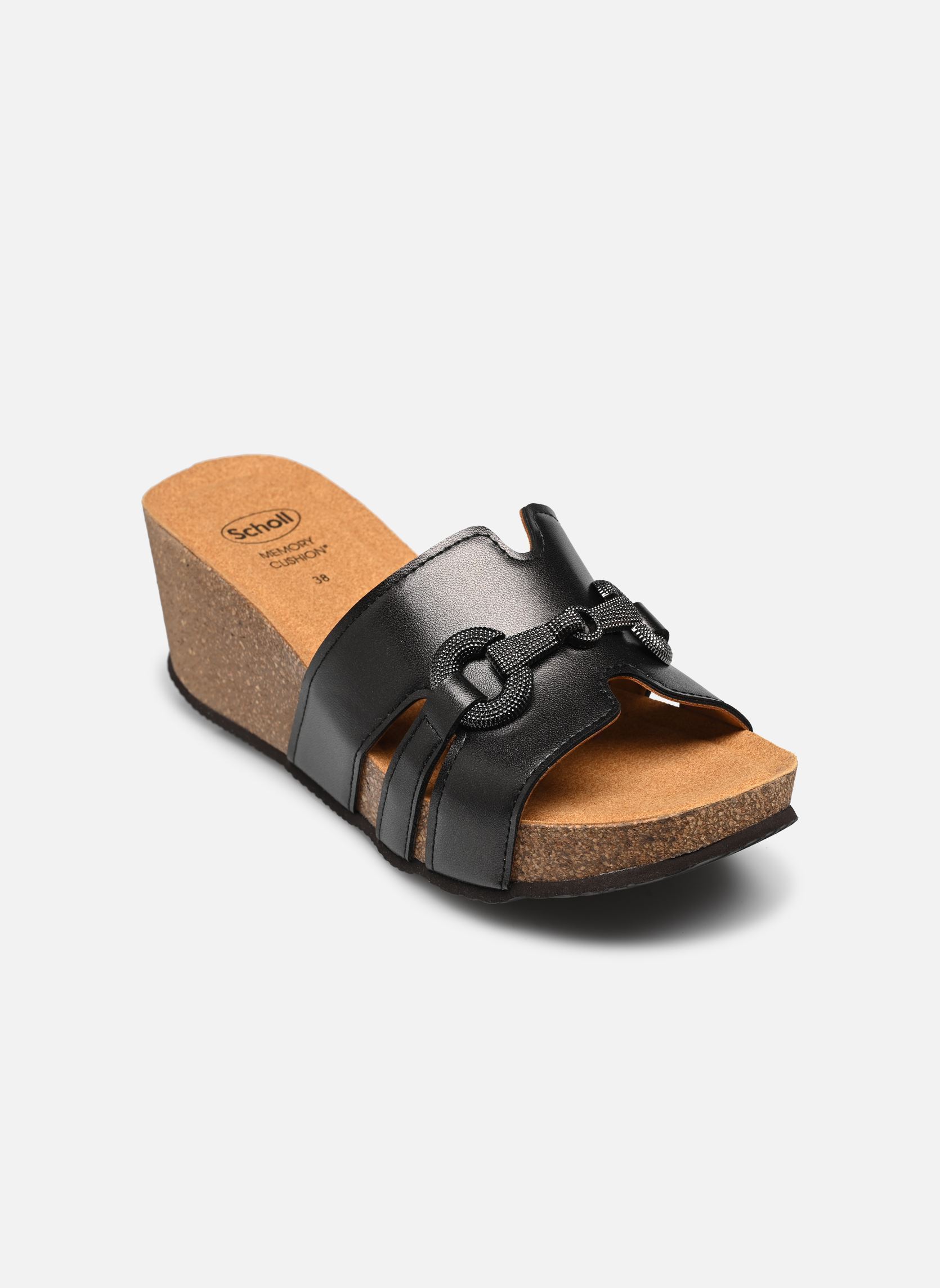 Mules et sabots Camogli comfort femme noir Scholl Mules et sabots Camogli comfort femme noir Black