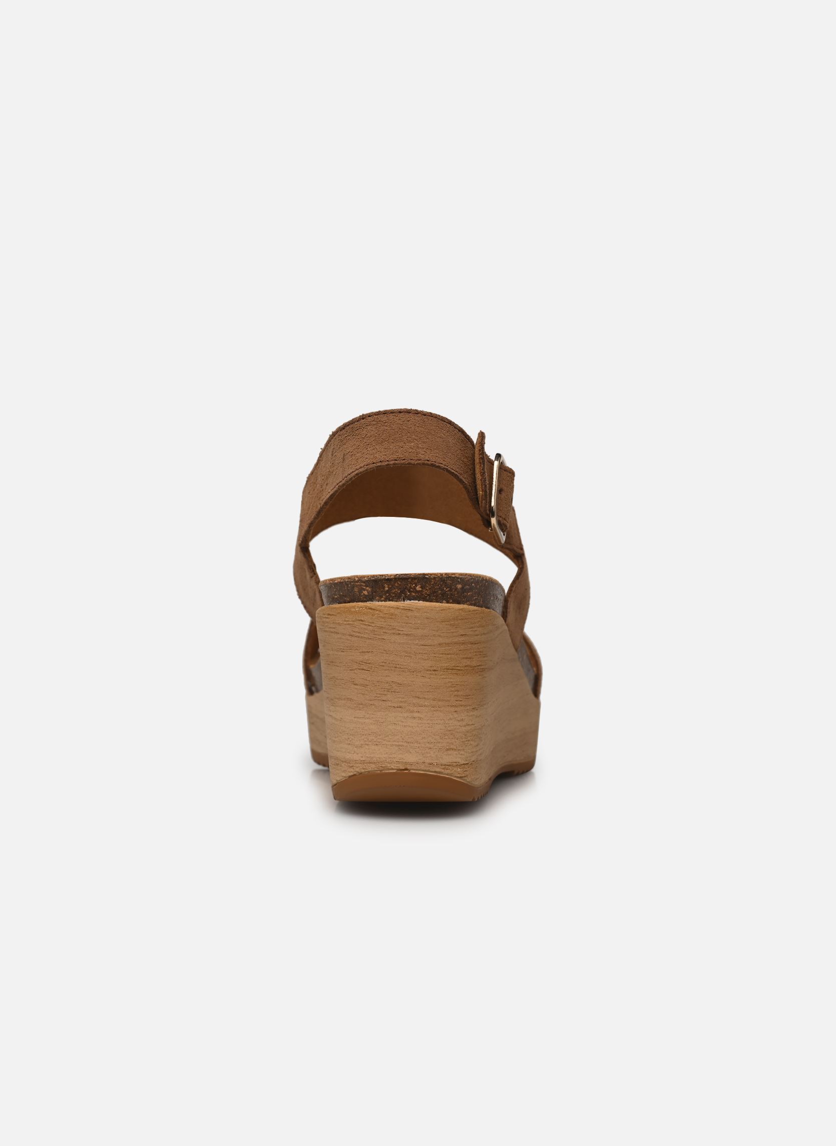 Sandalen met sleehak en plateau Zante comfort dames bruin Scholl Sandalen met sleehak en plateau Zante comfort dames bruin Brown