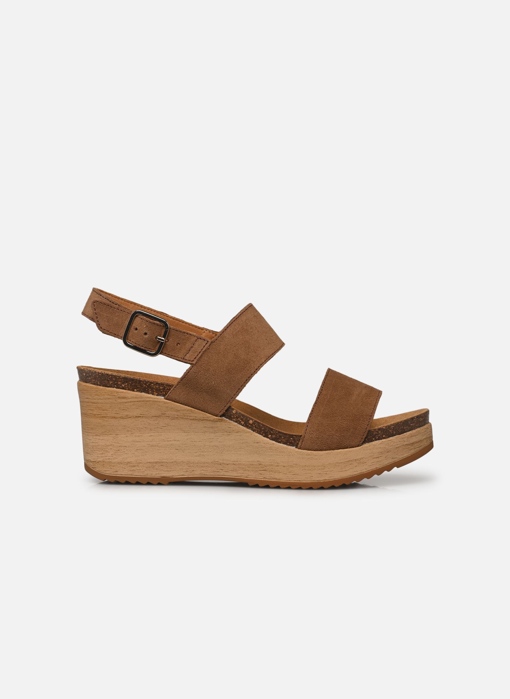 Scholl Sandali Con Zeppa Donna Michelle Cross – Tomaia Intrecciata E Plantare Bioprint
