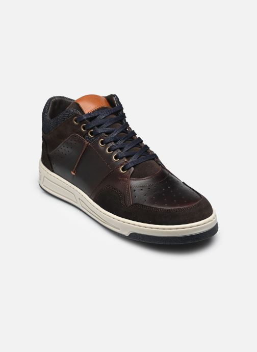 Marvin&Co Lage sneakers Wolenn heren bruin