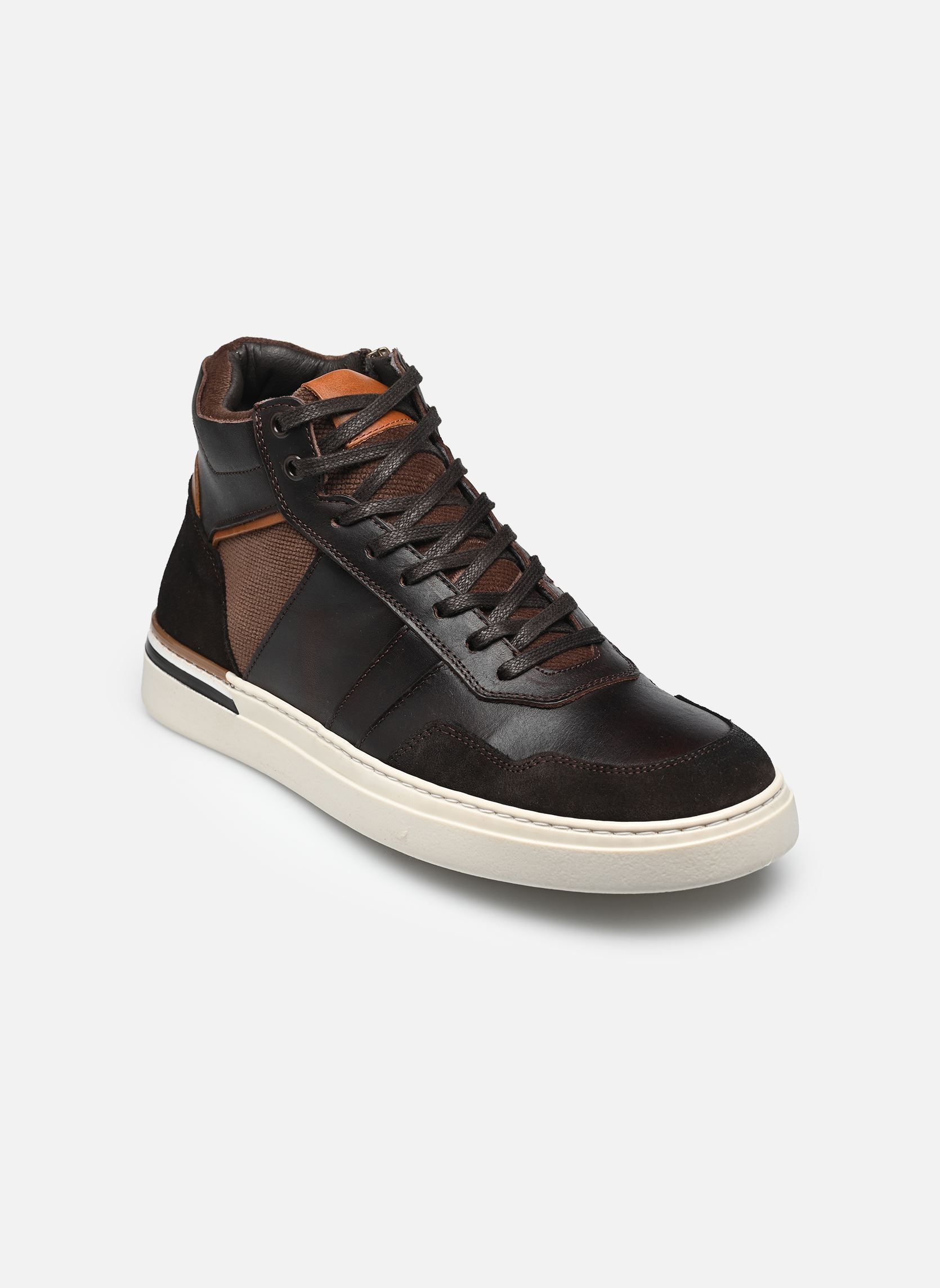 Baskets montantes Warianne homme marron Marvin&Co Baskets montantes Warianne homme marron marron