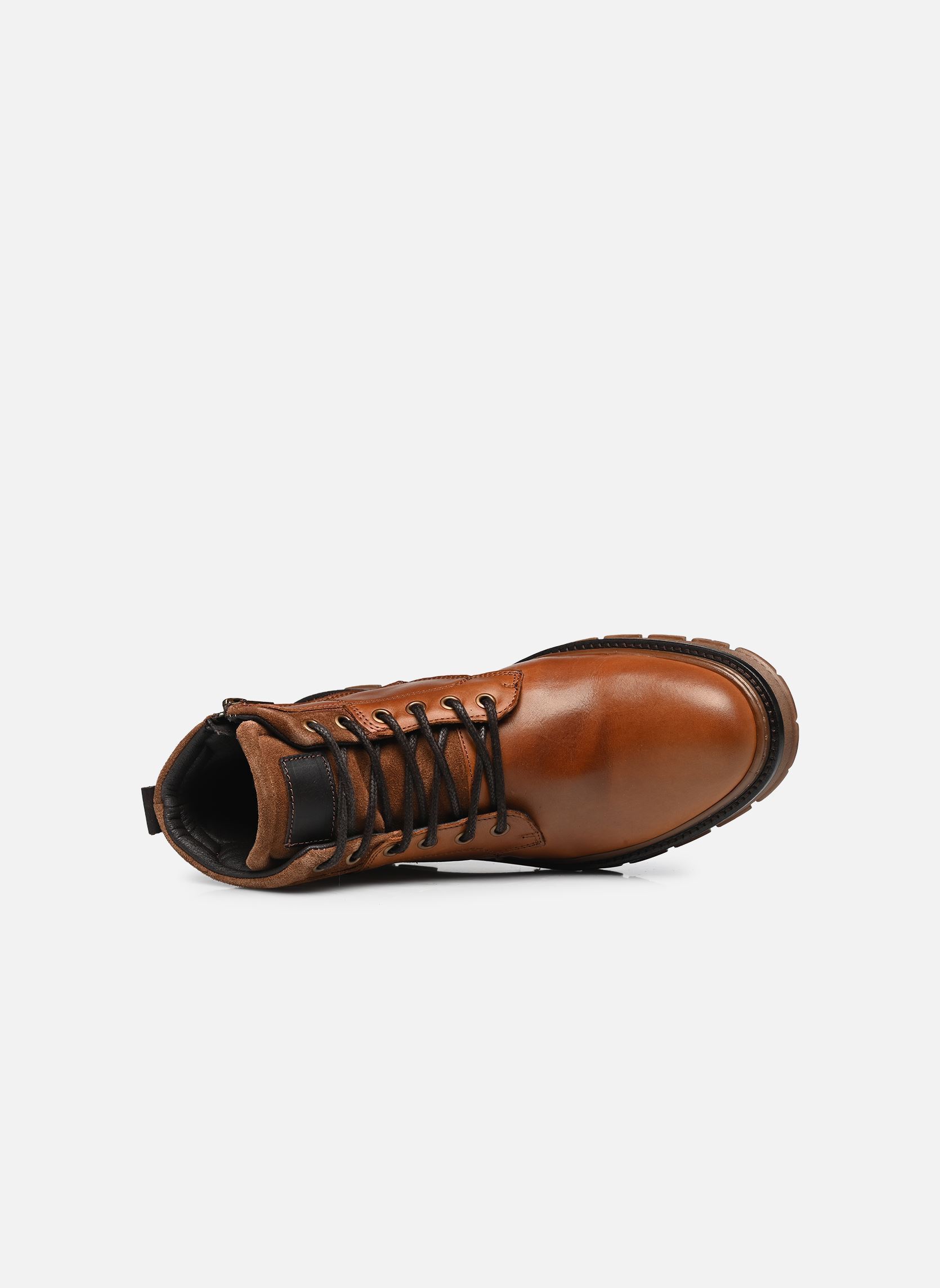 Bottines à lacets WALACY homme marron Marvin&Co Bottines à lacets WALACY homme marron Cognac