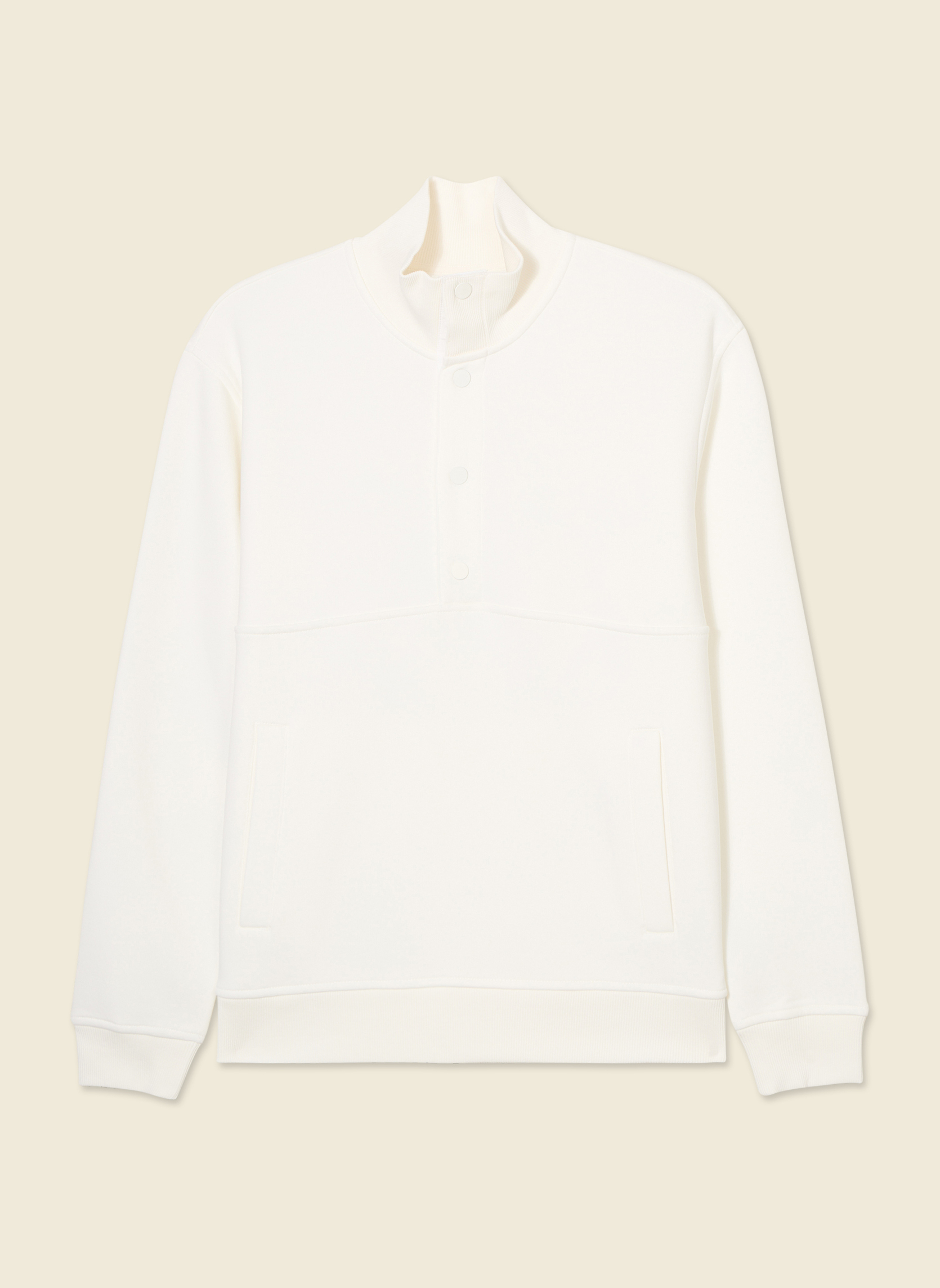 Sweats à capuche SWETBUTTONH homme blanc Bonobo Sweats à capuche SWETBUTTONH homme blanc Blanc