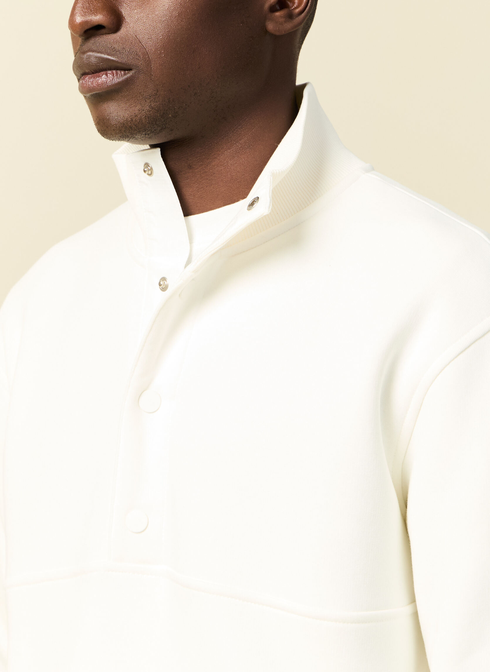 Sweats à capuche SWETBUTTONH homme blanc Bonobo Sweats à capuche SWETBUTTONH homme blanc Blanc