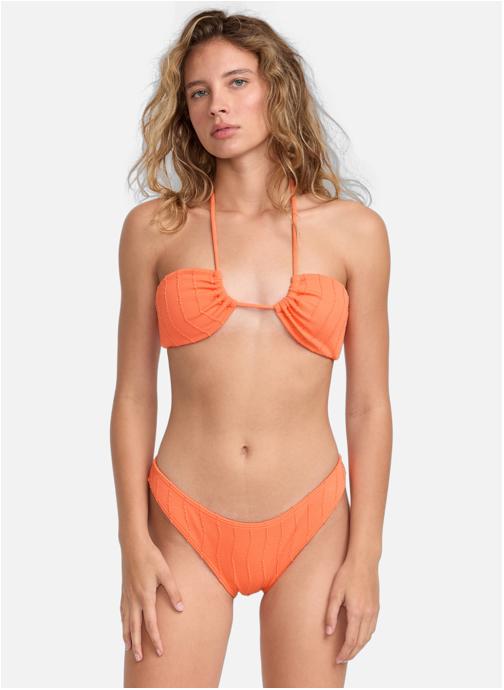RVCA Hauts de maillot balconnet Chevy Grooves femme orange